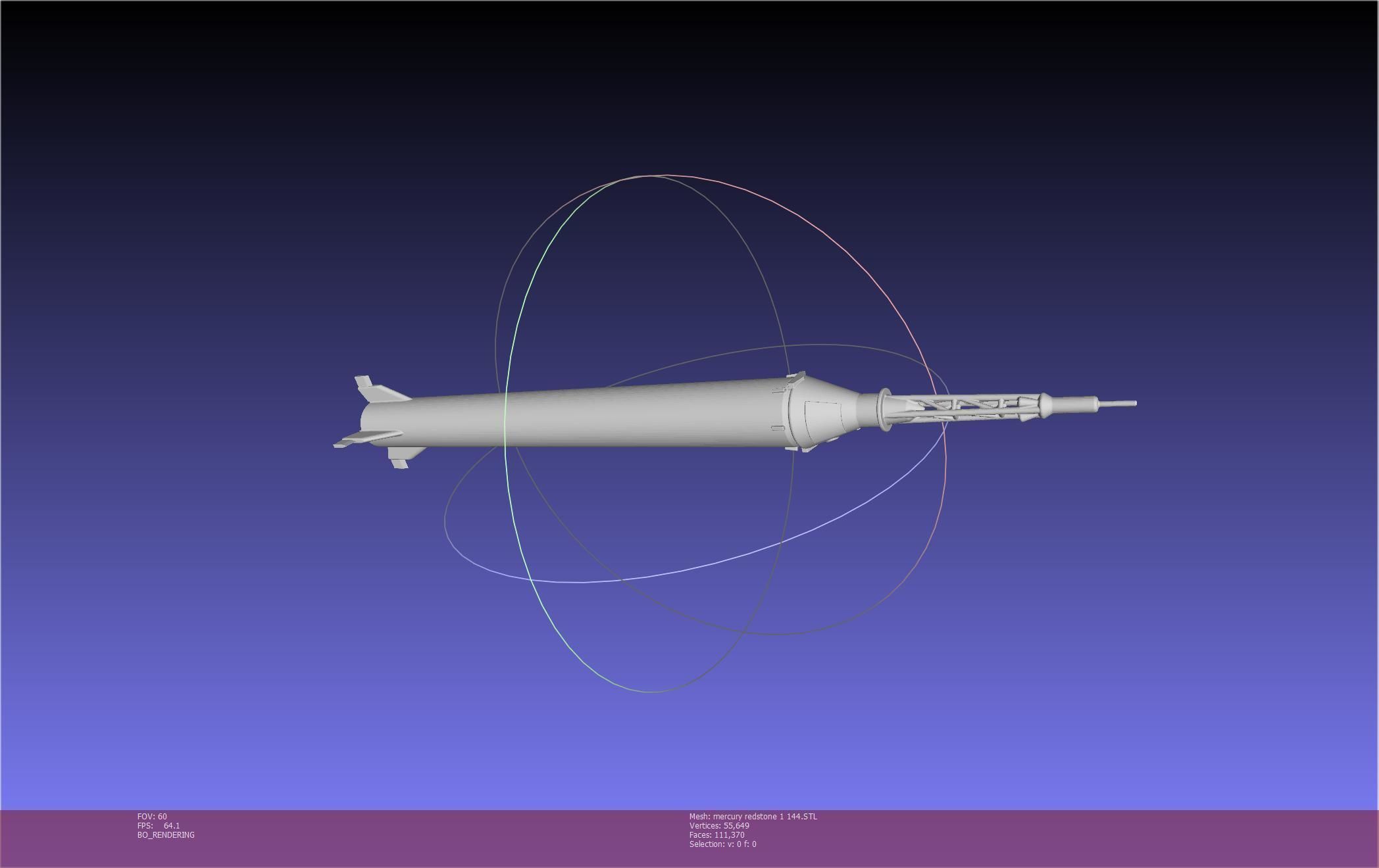 Mercury-Redstone Rocket Printable Miniature 3D print model_91