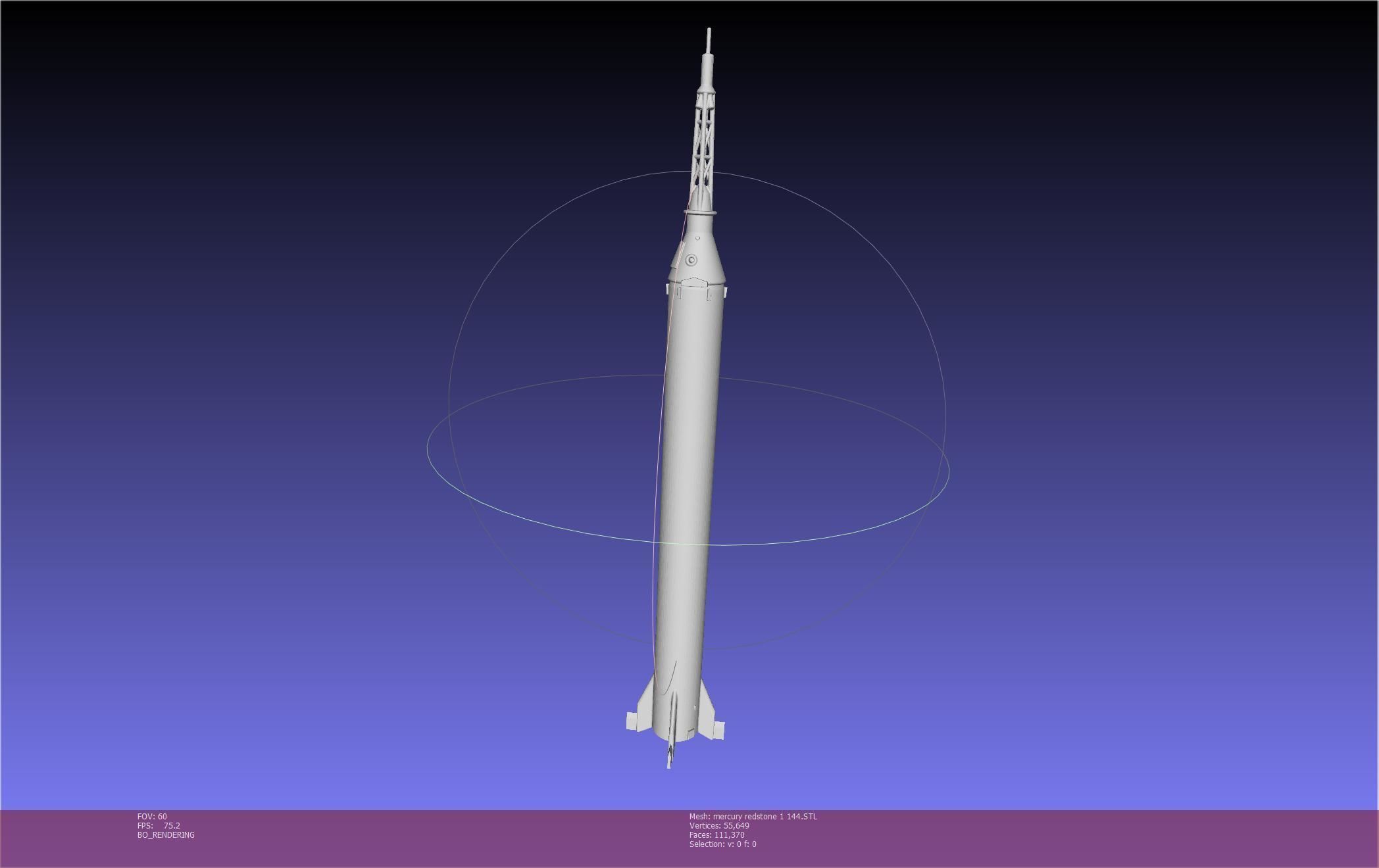 Mercury-Redstone Rocket Printable Miniature 3D print model_44