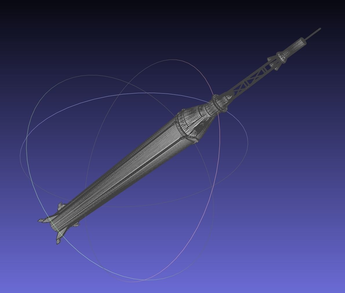 Mercury-Redstone Rocket Printable Miniature 3D print model_22