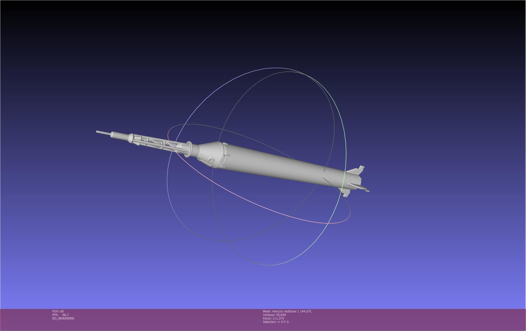 Mercury-Redstone Rocket Printable Miniature 3D print model_76
