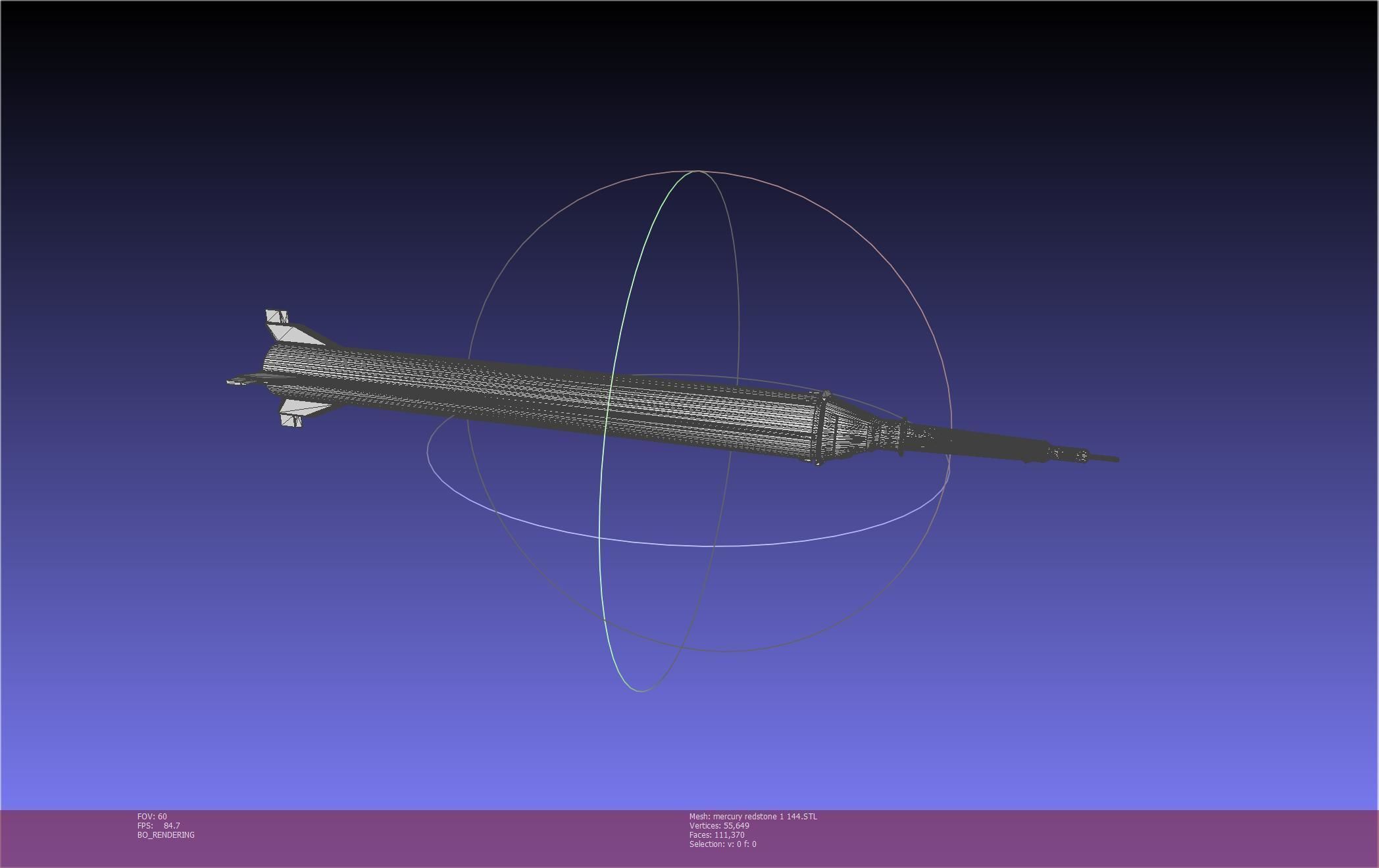 Mercury-Redstone Rocket Printable Miniature 3D print model_59