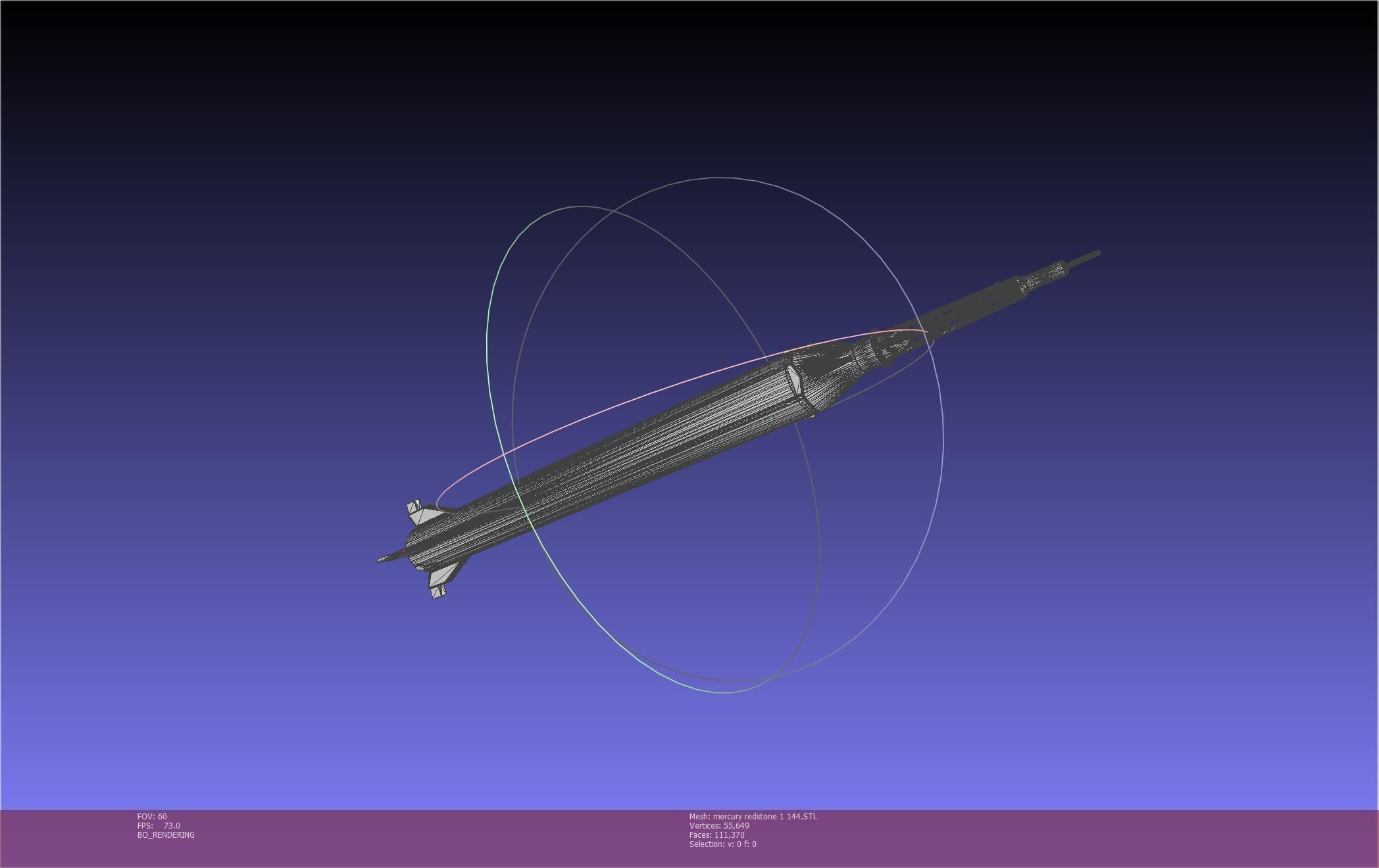 Mercury-Redstone Rocket Printable Miniature 3D print model_54