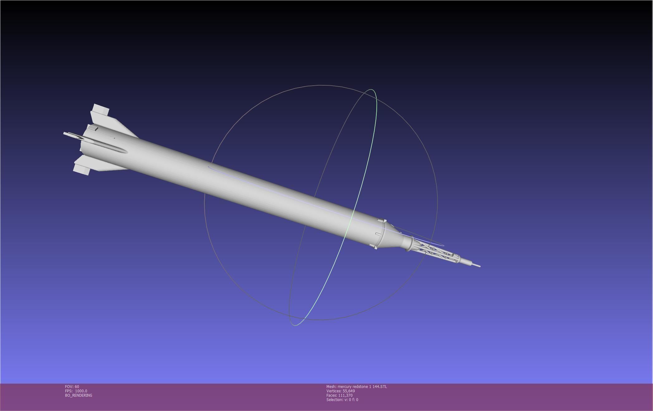 Mercury-Redstone Rocket Printable Miniature 3D print model_97