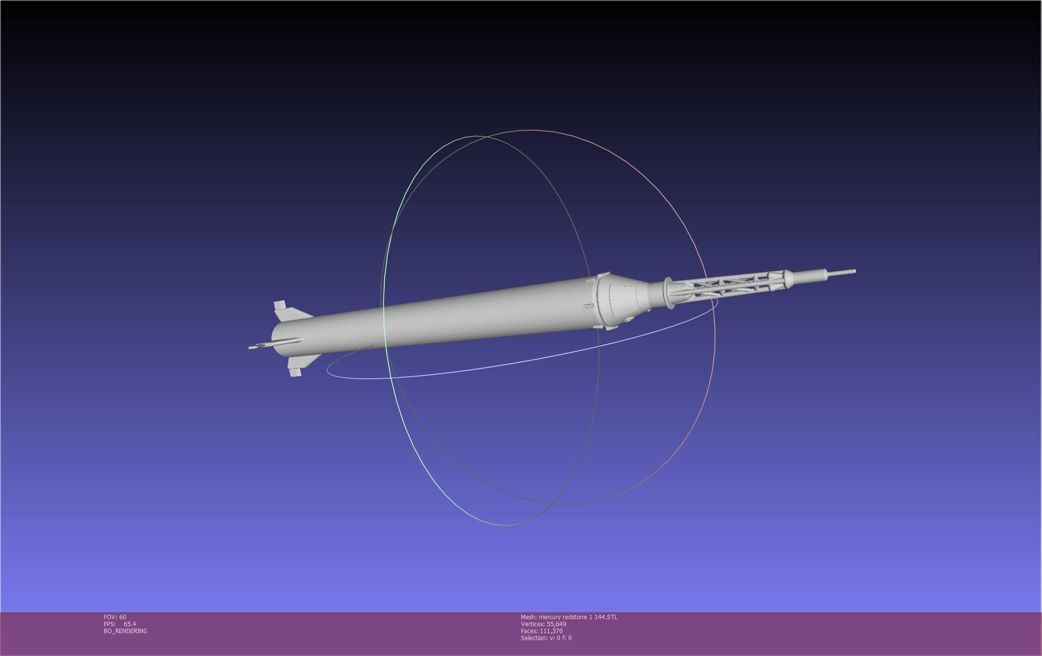 Mercury-Redstone Rocket Printable Miniature 3D print model_78