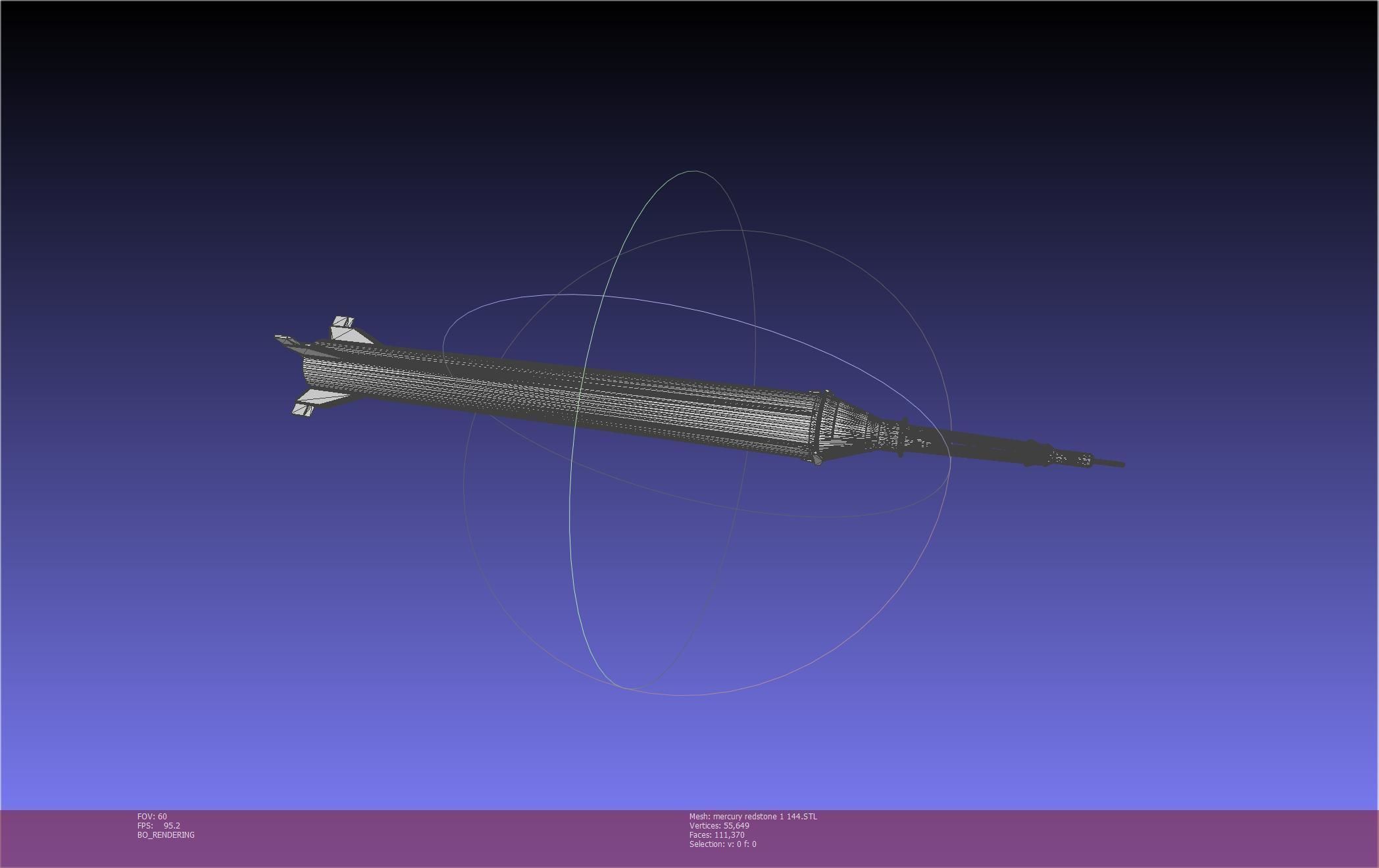 Mercury-Redstone Rocket Printable Miniature 3D print model_55