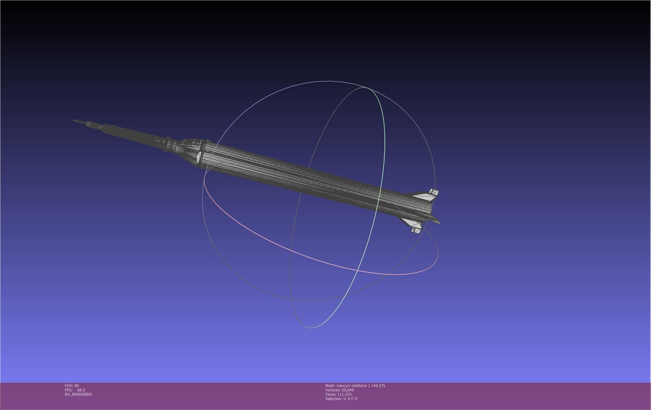 Mercury-Redstone Rocket Printable Miniature 3D print model_53