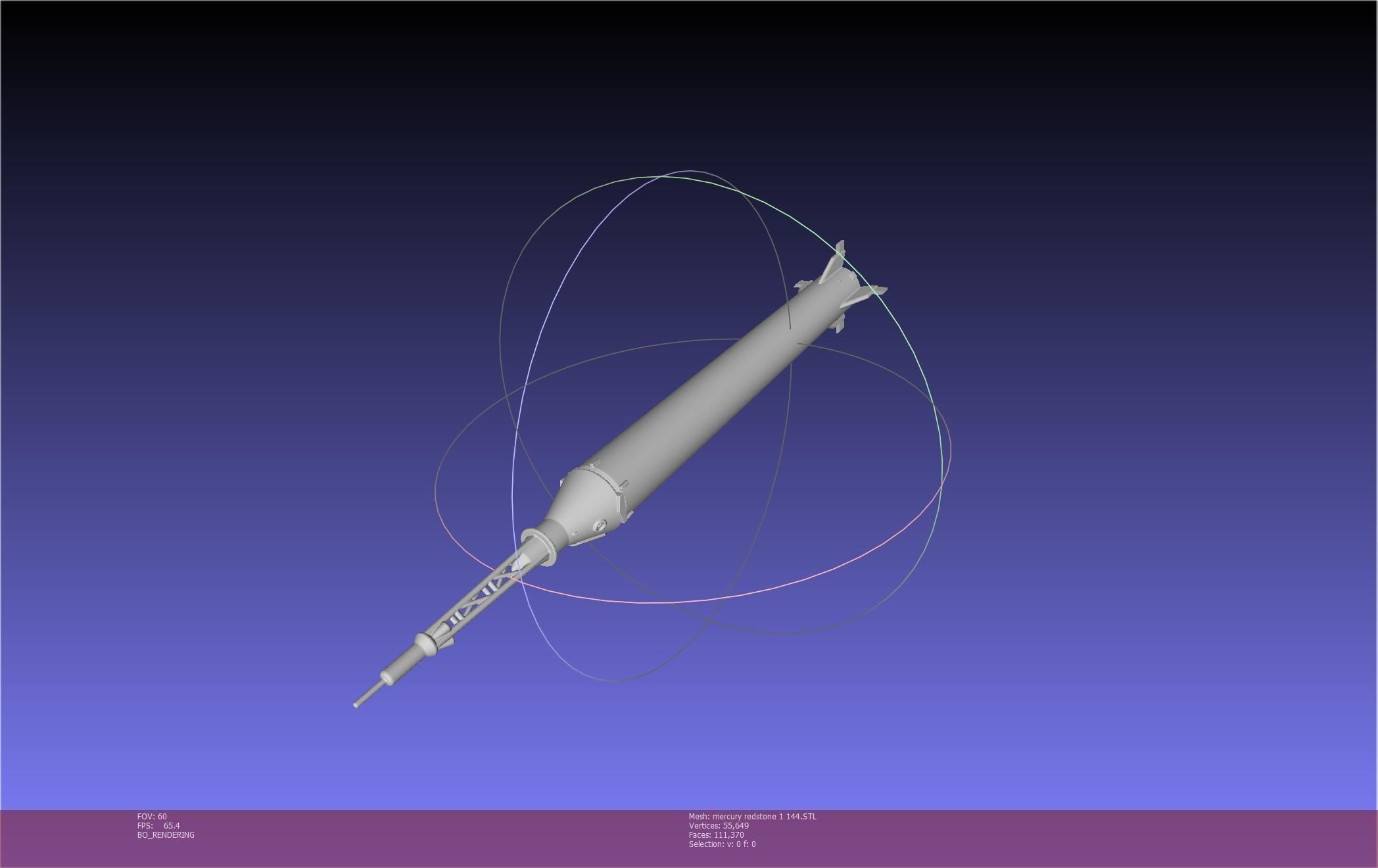 Mercury-Redstone Rocket Printable Miniature 3D print model_84