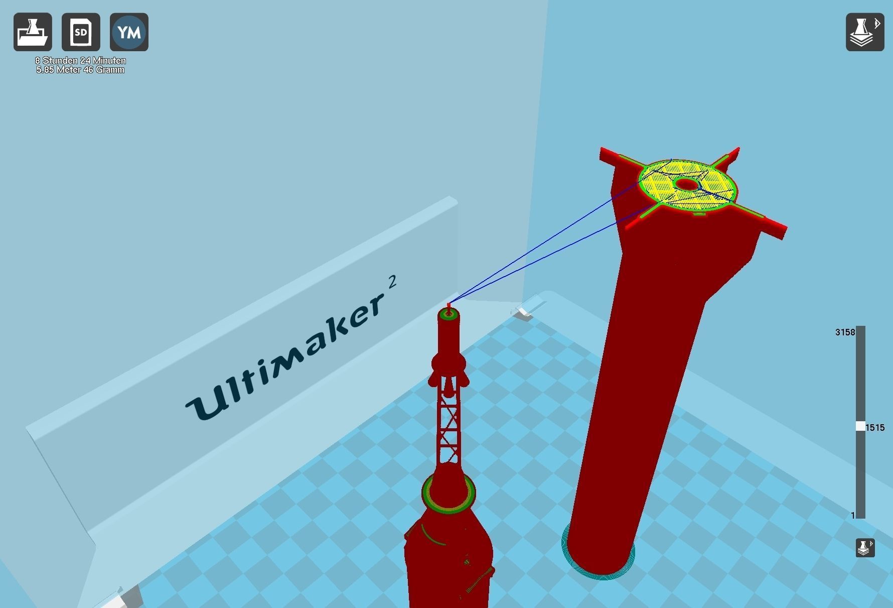 Mercury-Redstone Rocket Printable Miniature 3D print model_34