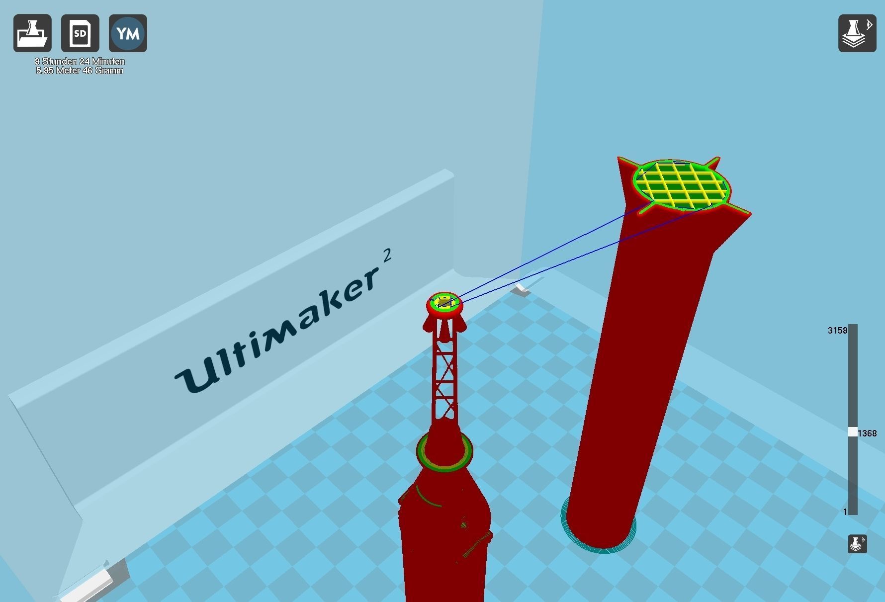 Mercury-Redstone Rocket Printable Miniature 3D print model_35