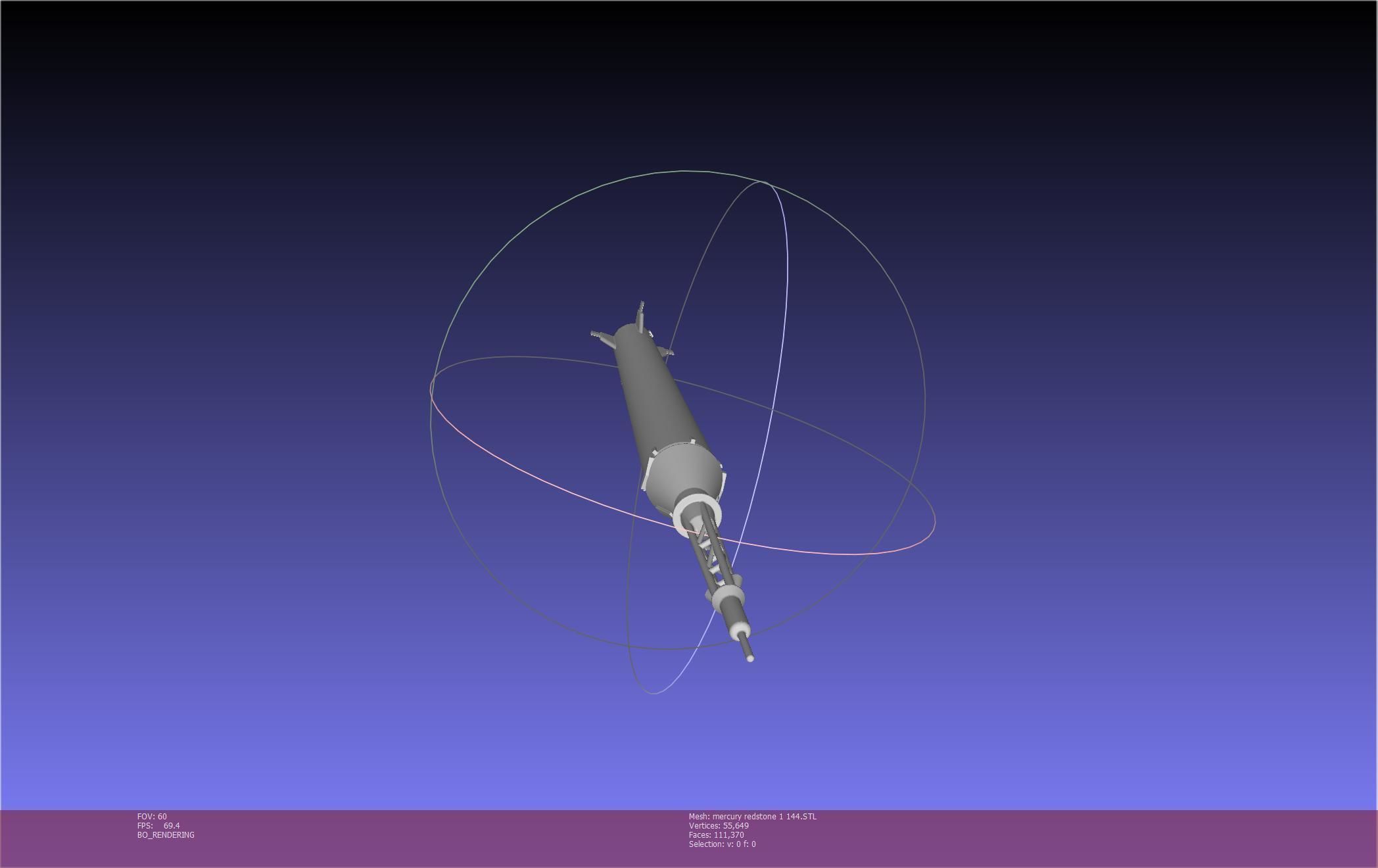 Mercury-Redstone Rocket Printable Miniature 3D print model_72