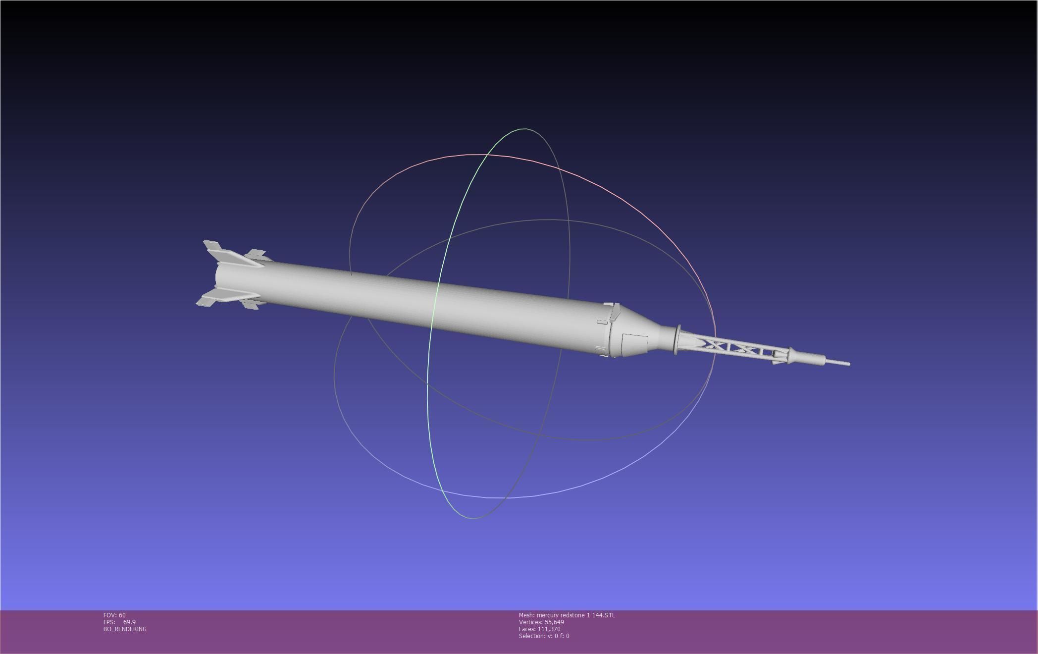 Mercury-Redstone Rocket Printable Miniature 3D print model_74