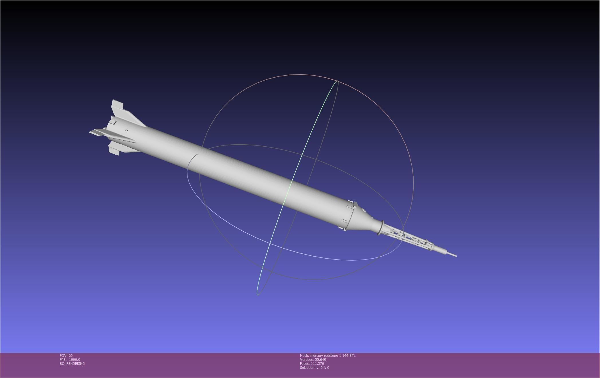 Mercury-Redstone Rocket Printable Miniature 3D print model_98