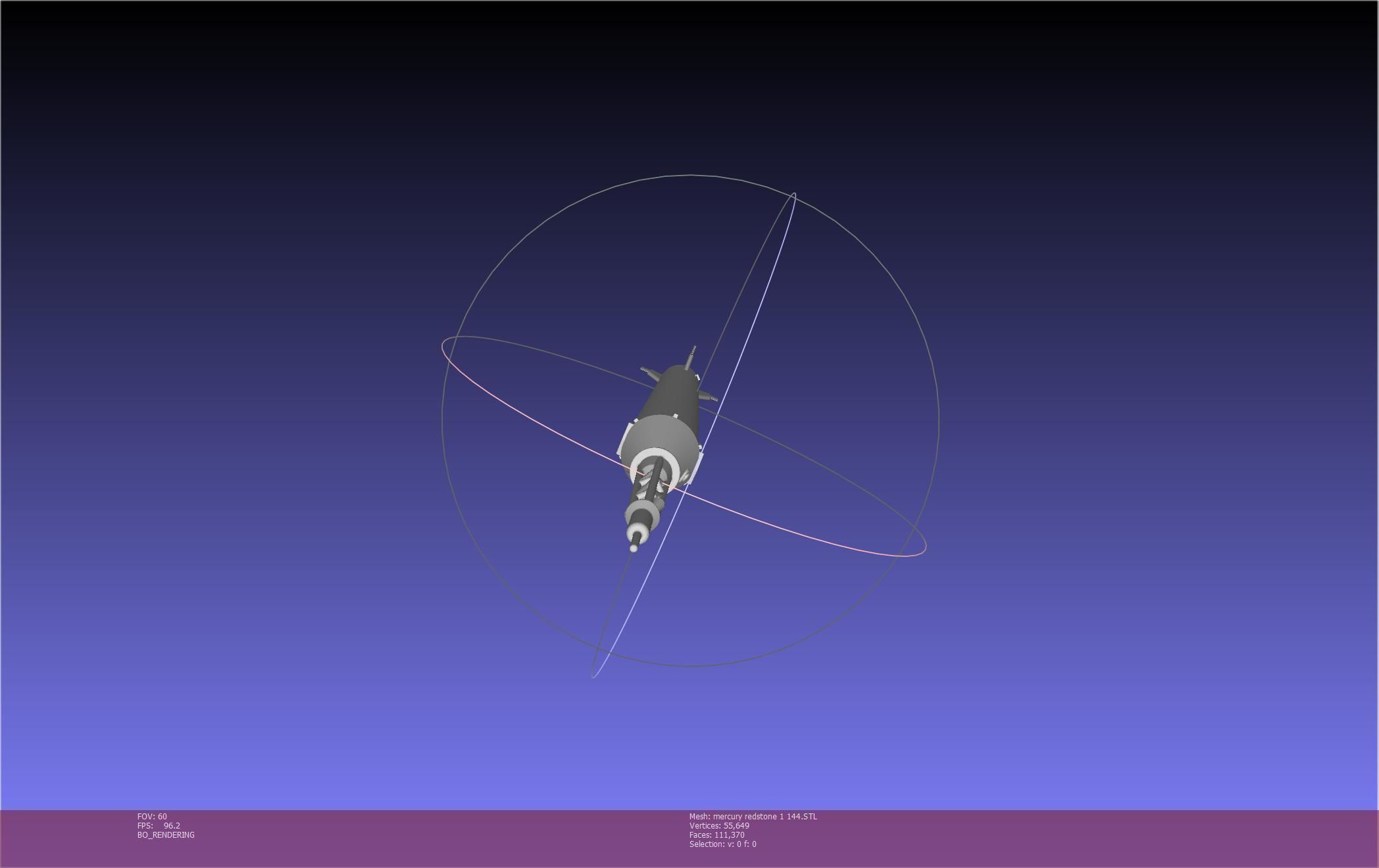 Mercury-Redstone Rocket Printable Miniature 3D print model_61