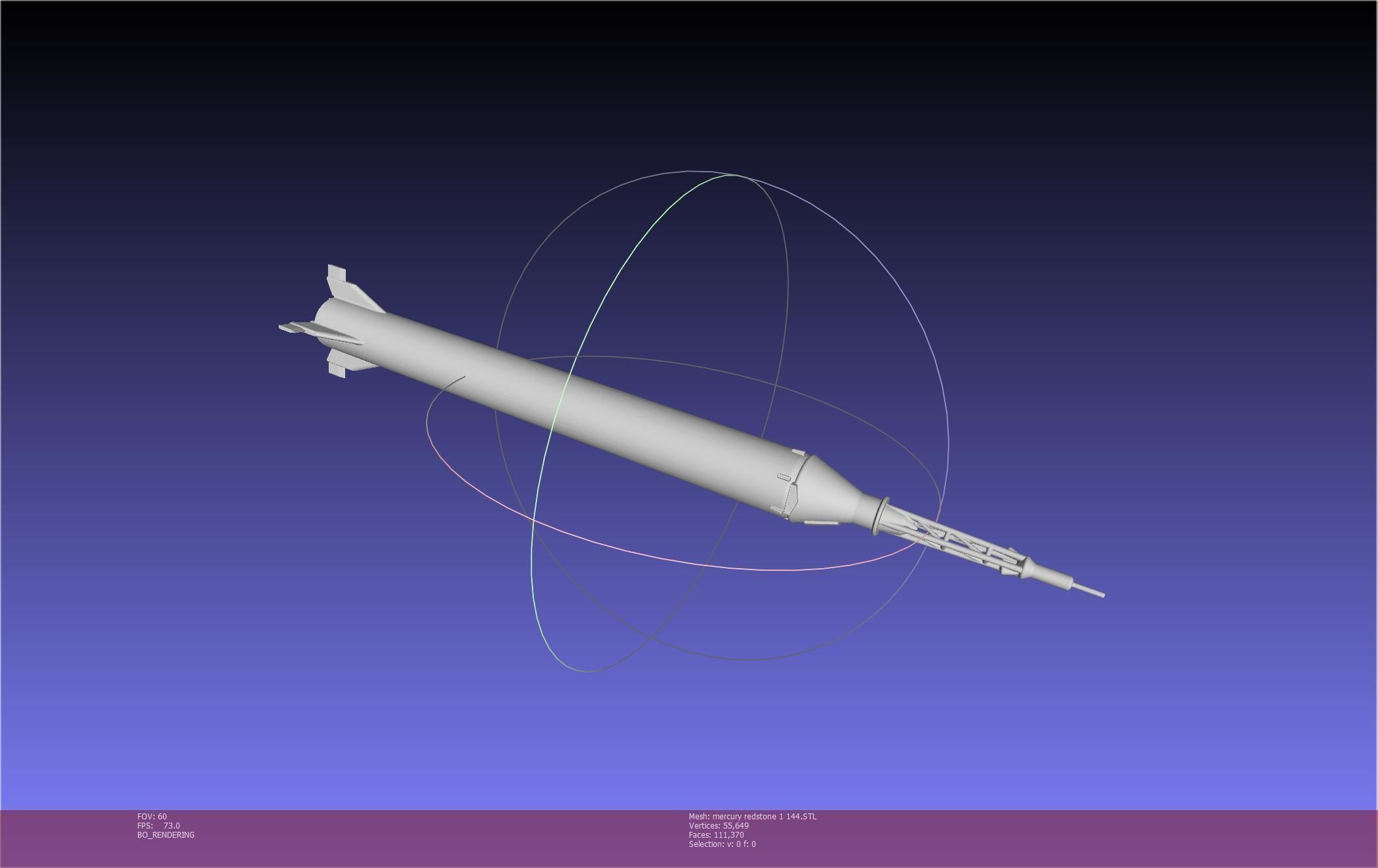 Mercury-Redstone Rocket Printable Miniature 3D print model_81