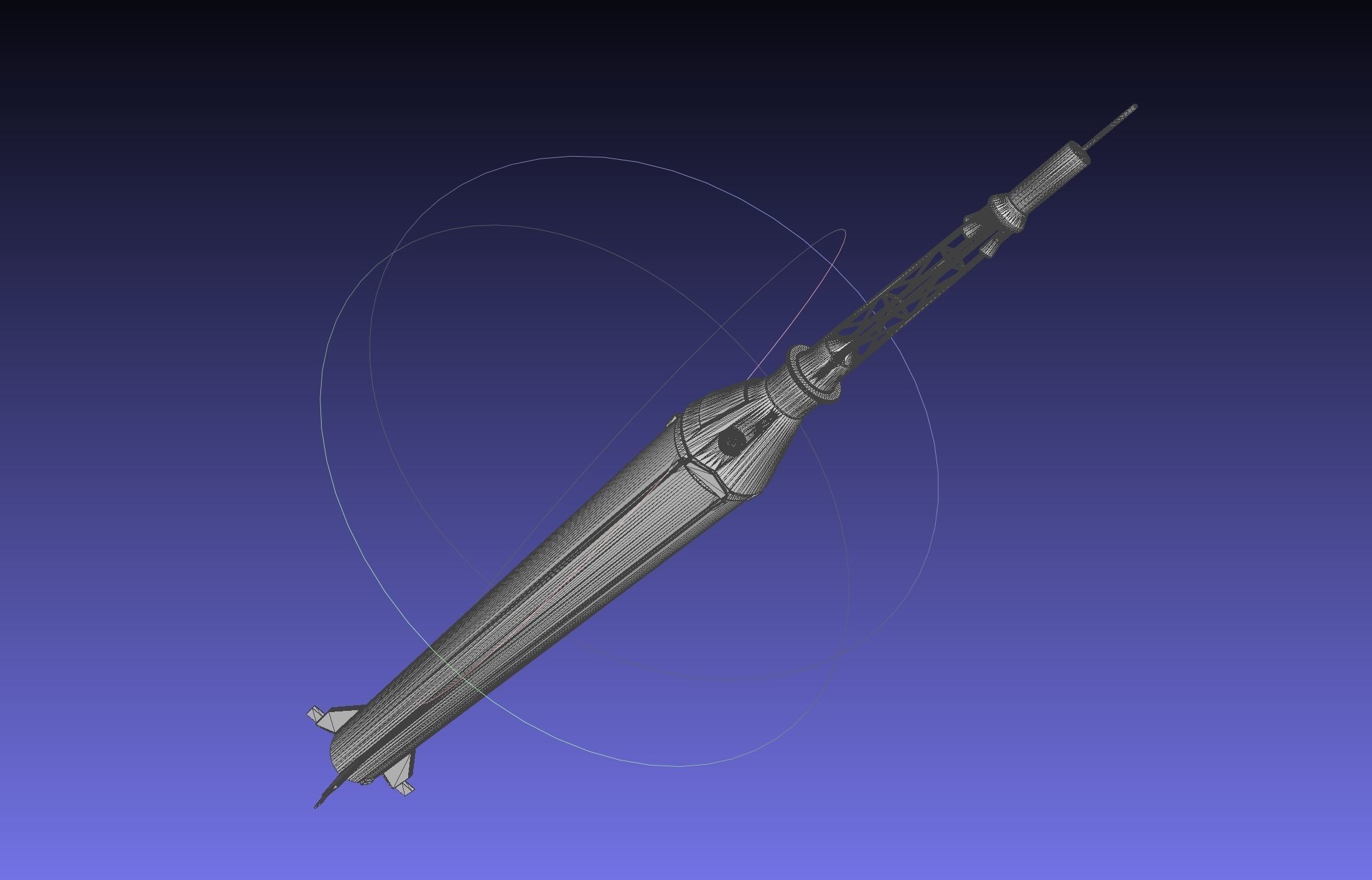 Mercury-Redstone Rocket Printable Miniature 3D print model_17