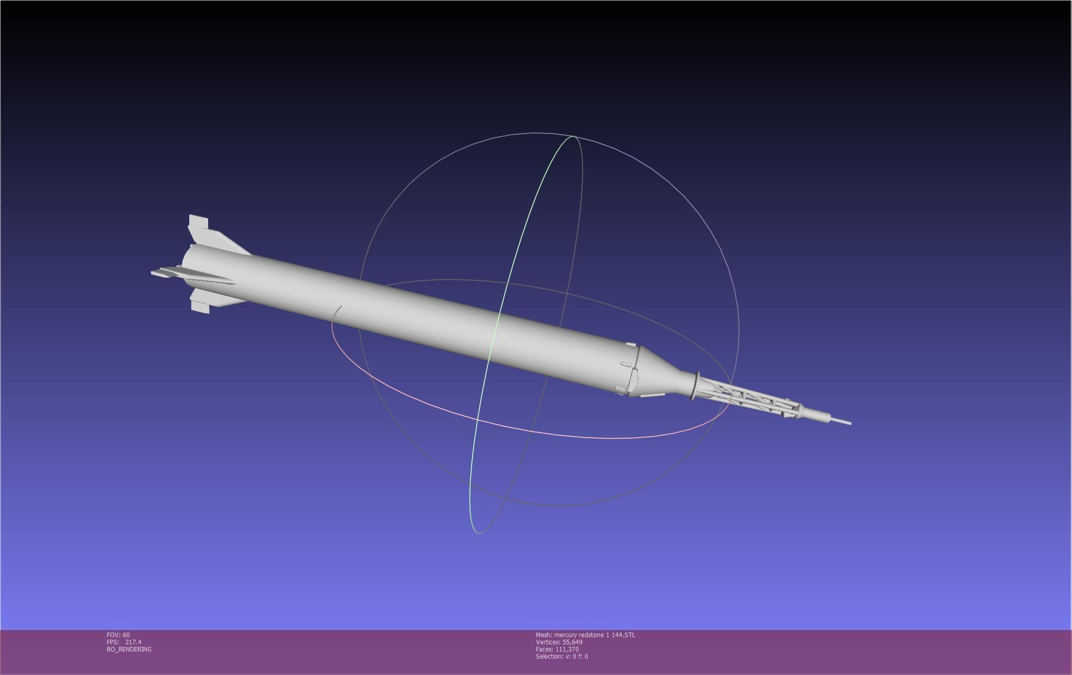 Mercury-Redstone Rocket Printable Miniature 3D print model_92