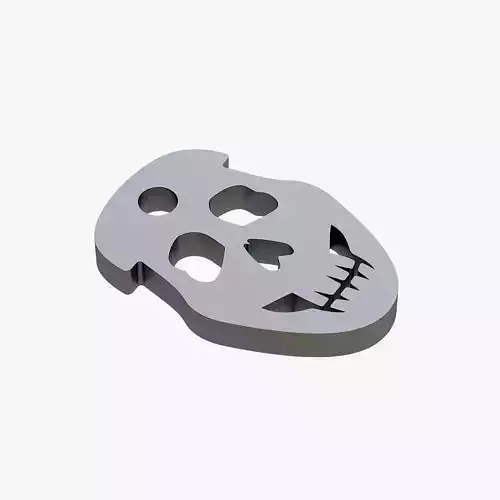 Strange face trinket 3D print model