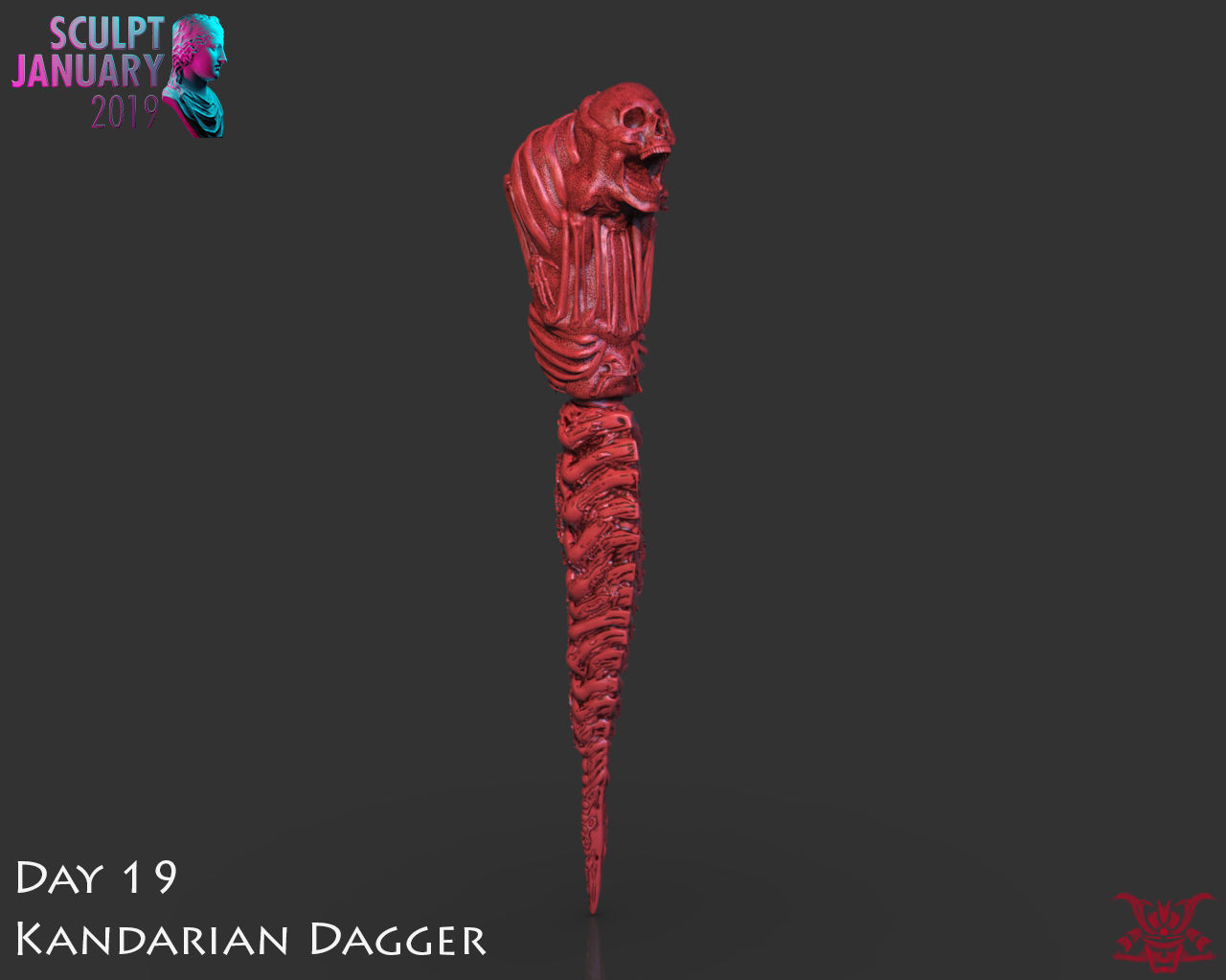 The Kandarian Dagger Timelapse and Model 3D print model_14