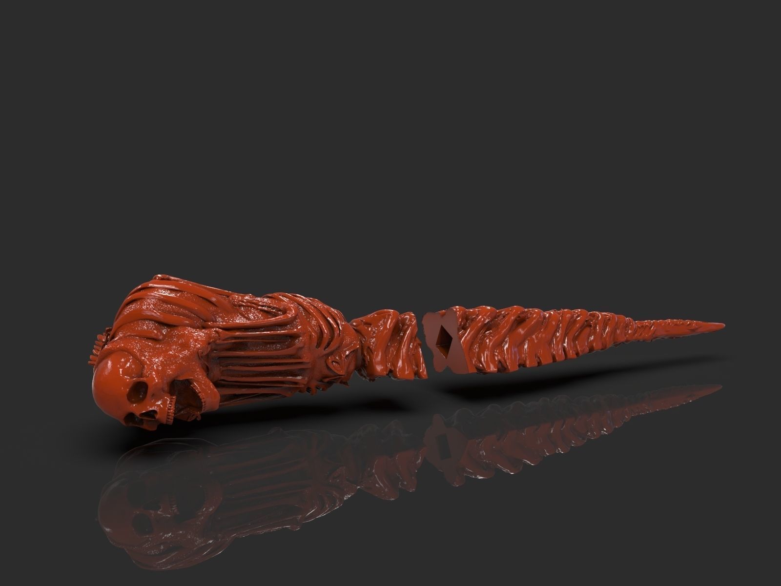 The Kandarian Dagger Timelapse and Model 3D print model_37