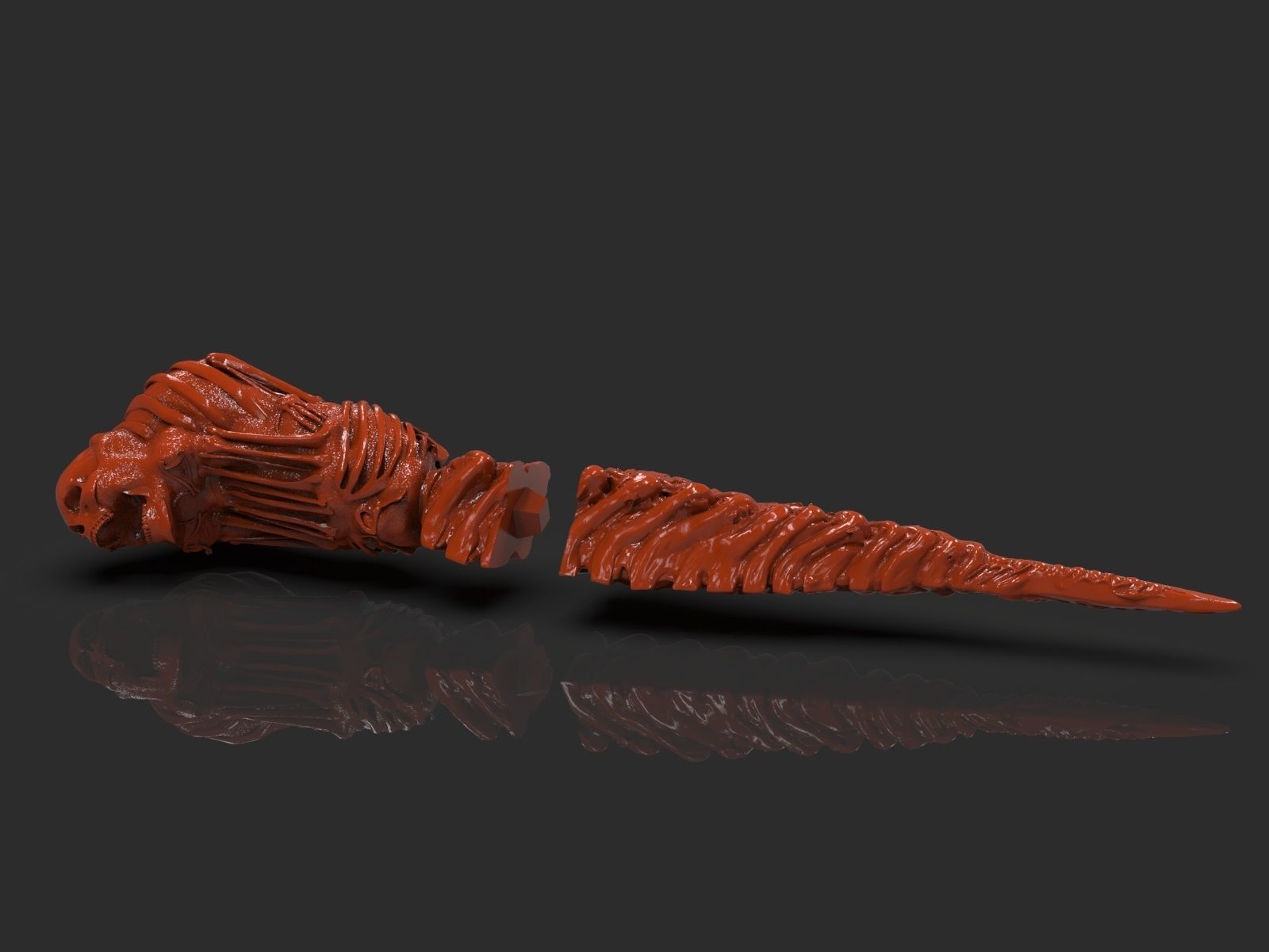 The Kandarian Dagger Timelapse and Model 3D print model_36