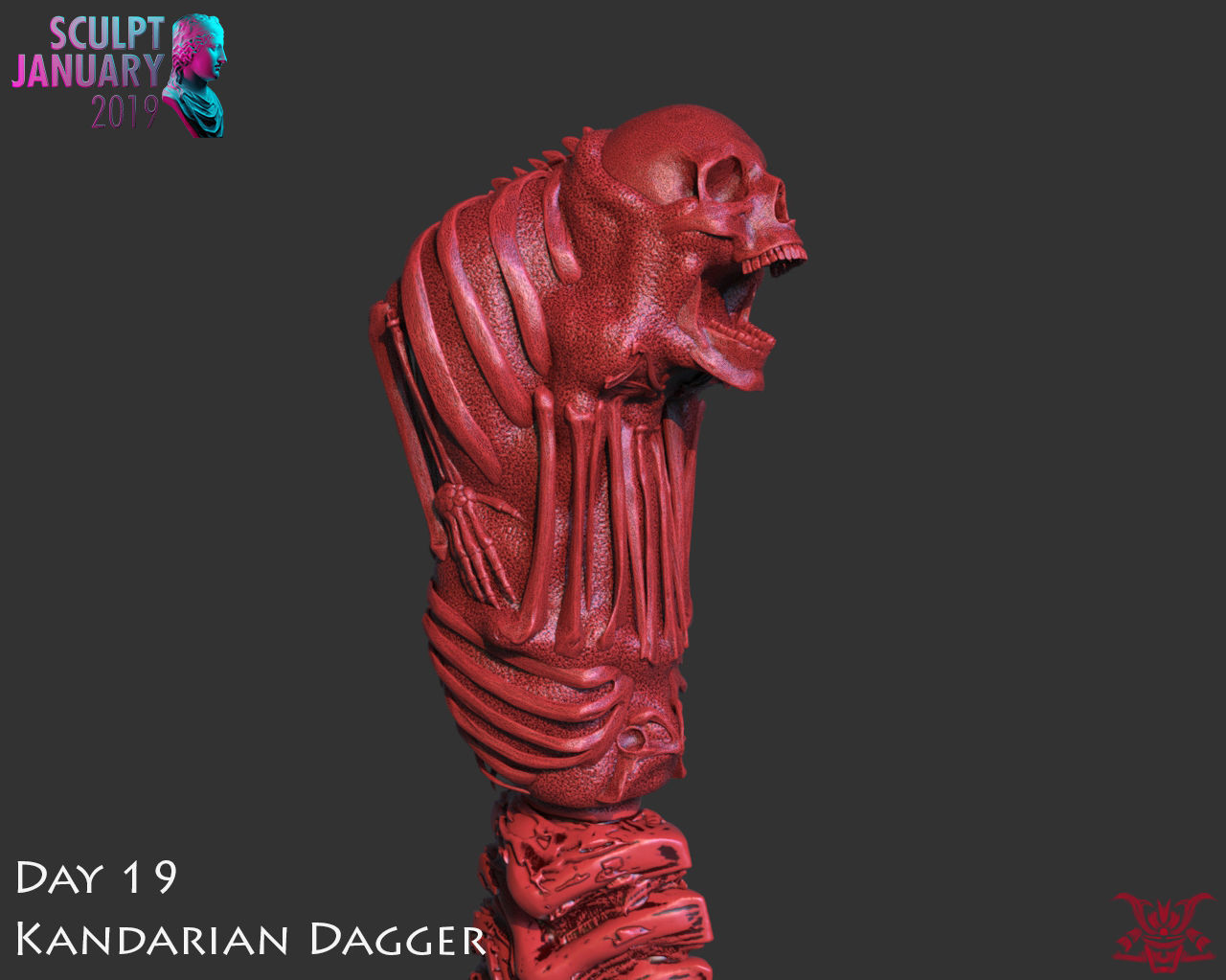The Kandarian Dagger Timelapse and Model 3D print model_18