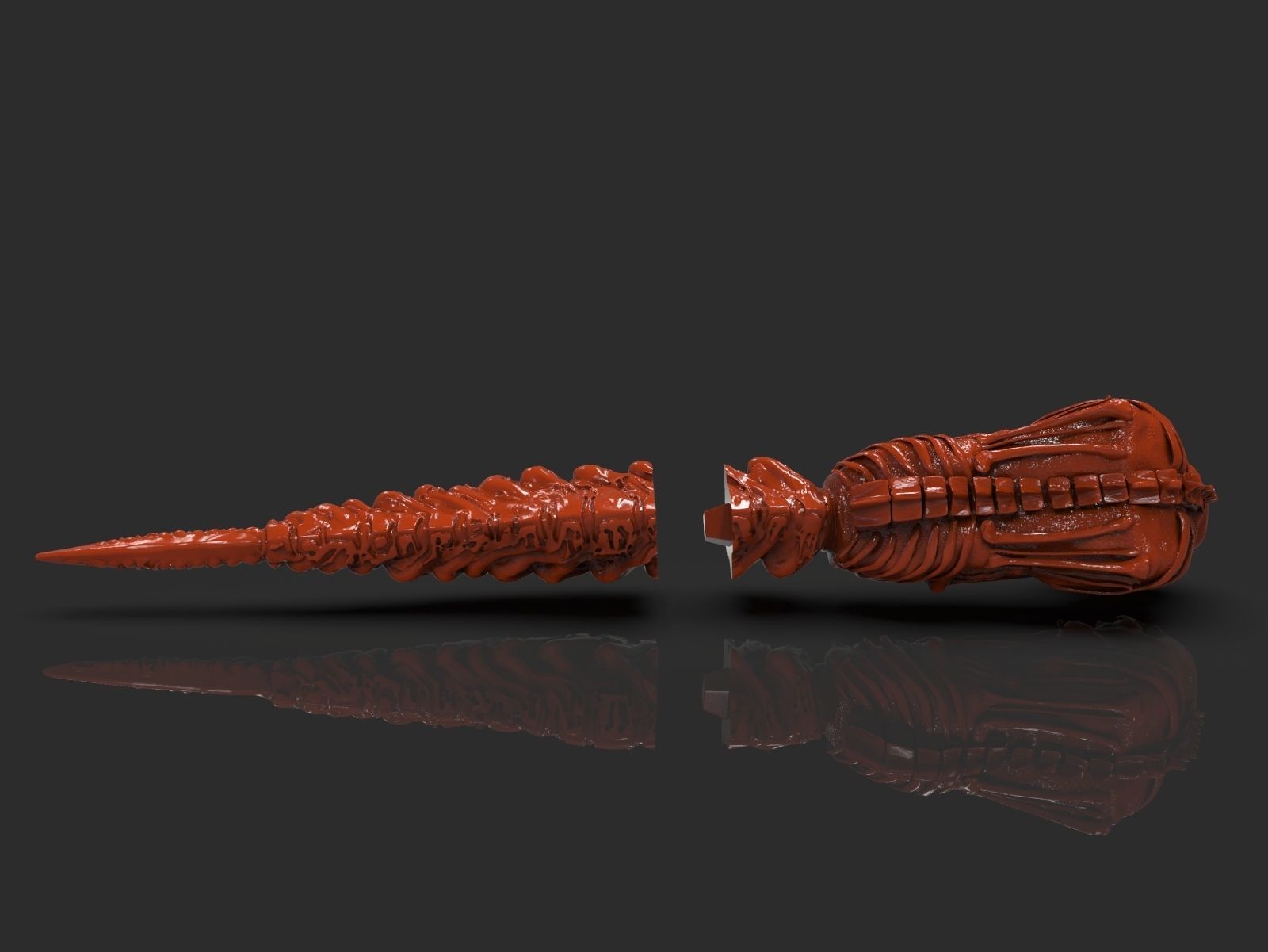 The Kandarian Dagger Timelapse and Model 3D print model_40