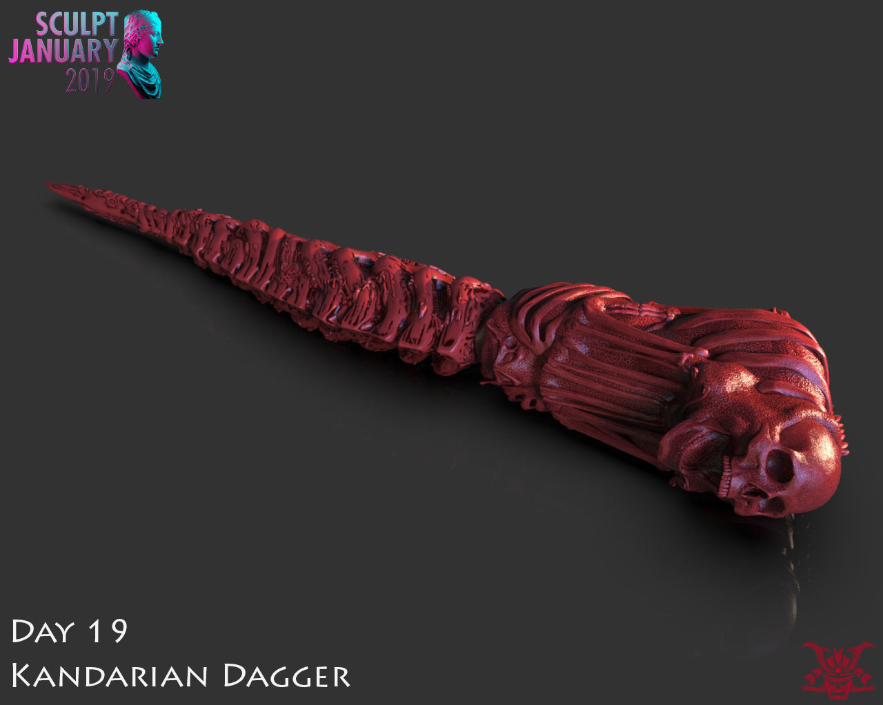 The Kandarian Dagger Timelapse and Model 3D print model_12