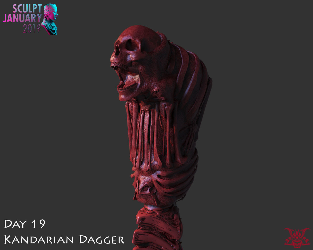 The Kandarian Dagger Timelapse and Model 3D print model_20
