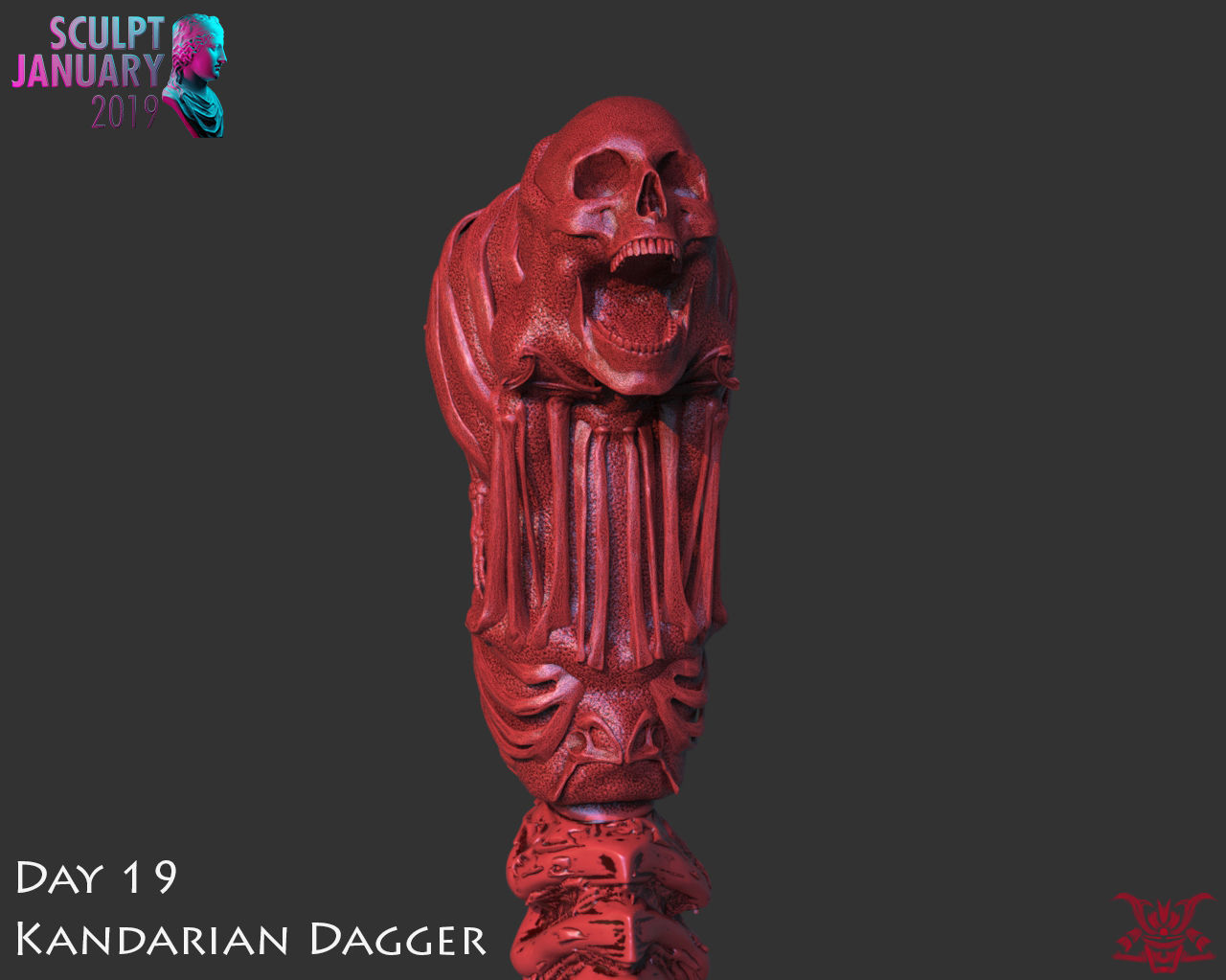 The Kandarian Dagger Timelapse and Model 3D print model_19