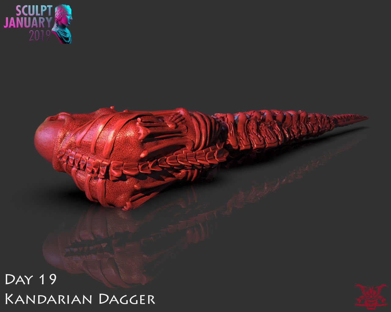 The Kandarian Dagger Timelapse and Model 3D print model_10