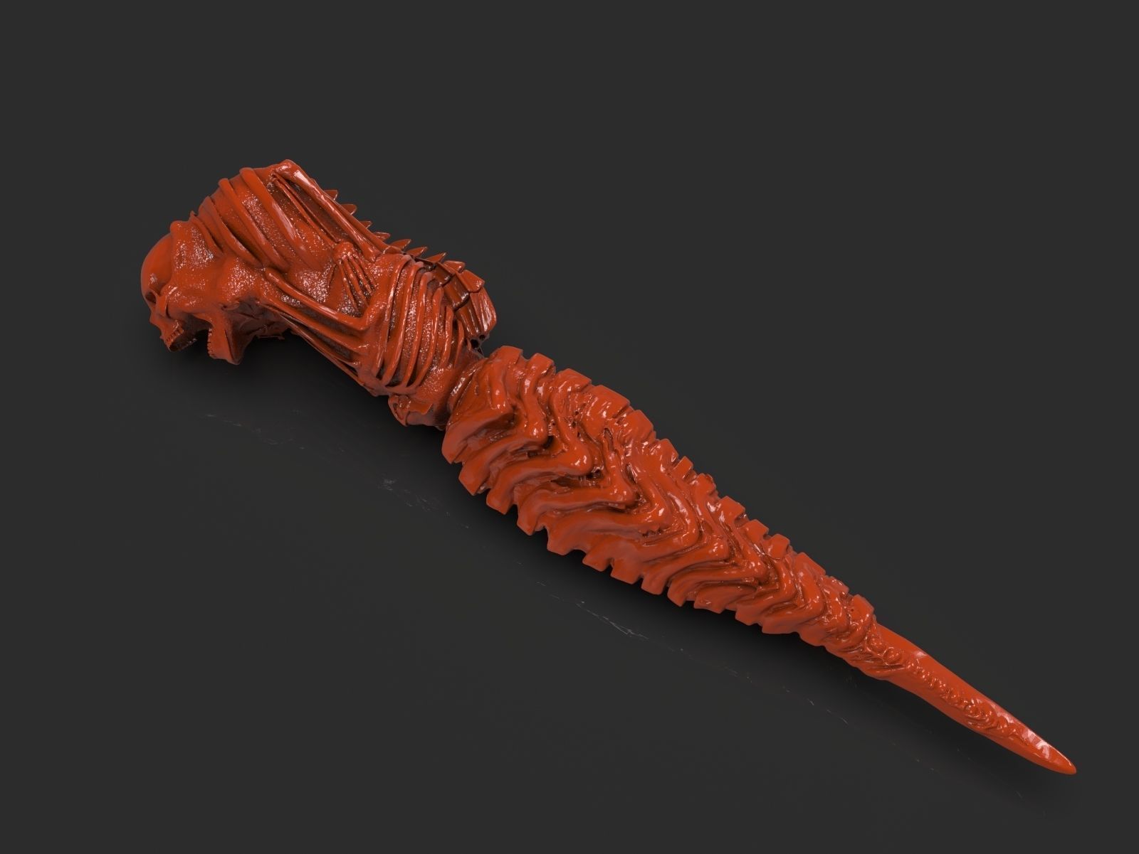 The Kandarian Dagger Timelapse and Model 3D print model_26