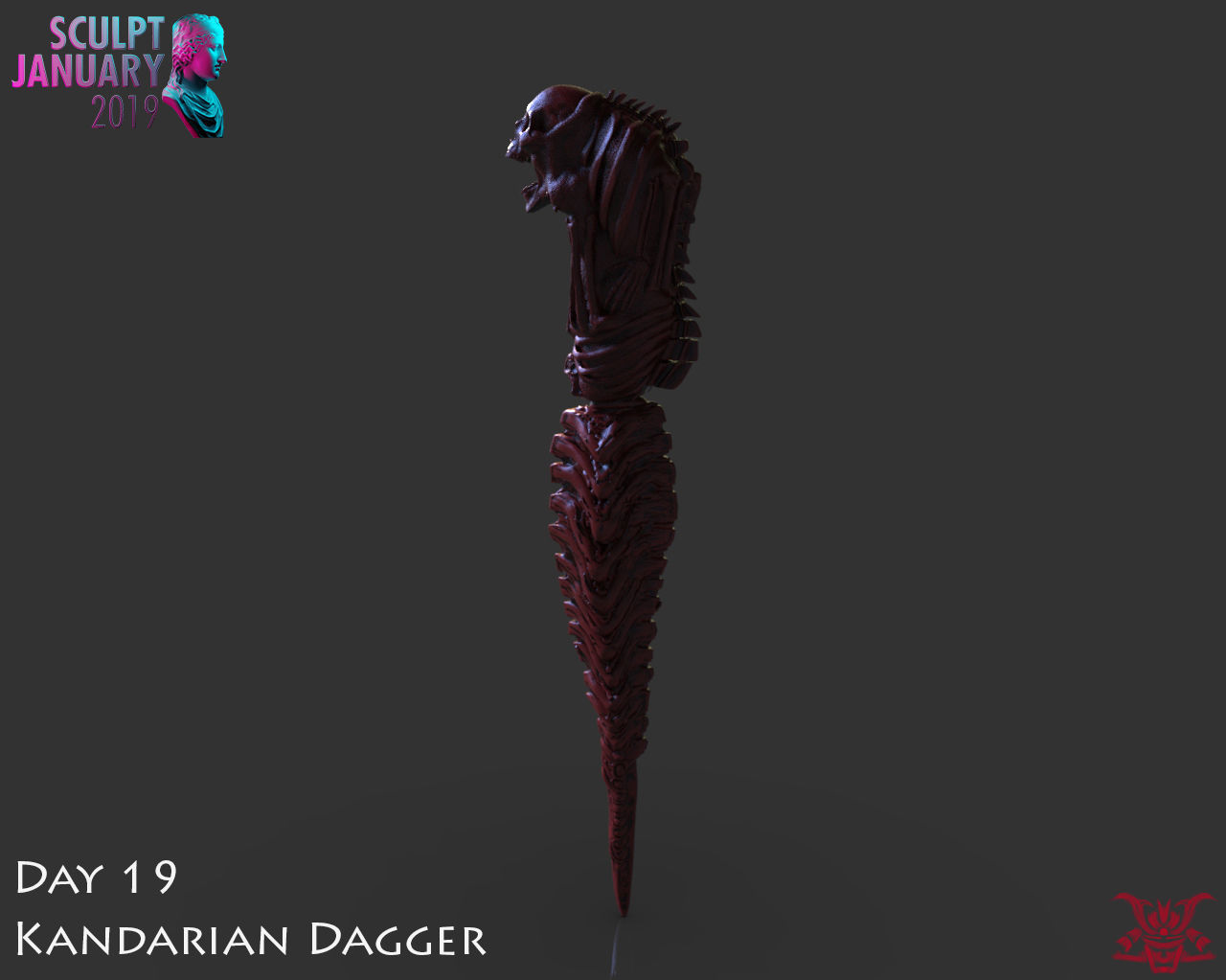 The Kandarian Dagger Timelapse and Model 3D print model_17