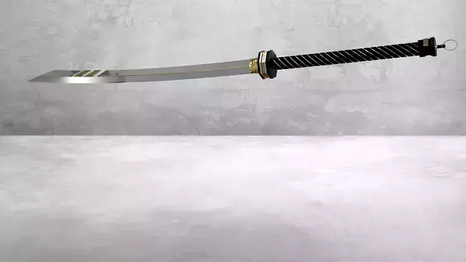 sword  x-fury blade Low-poly 3D model