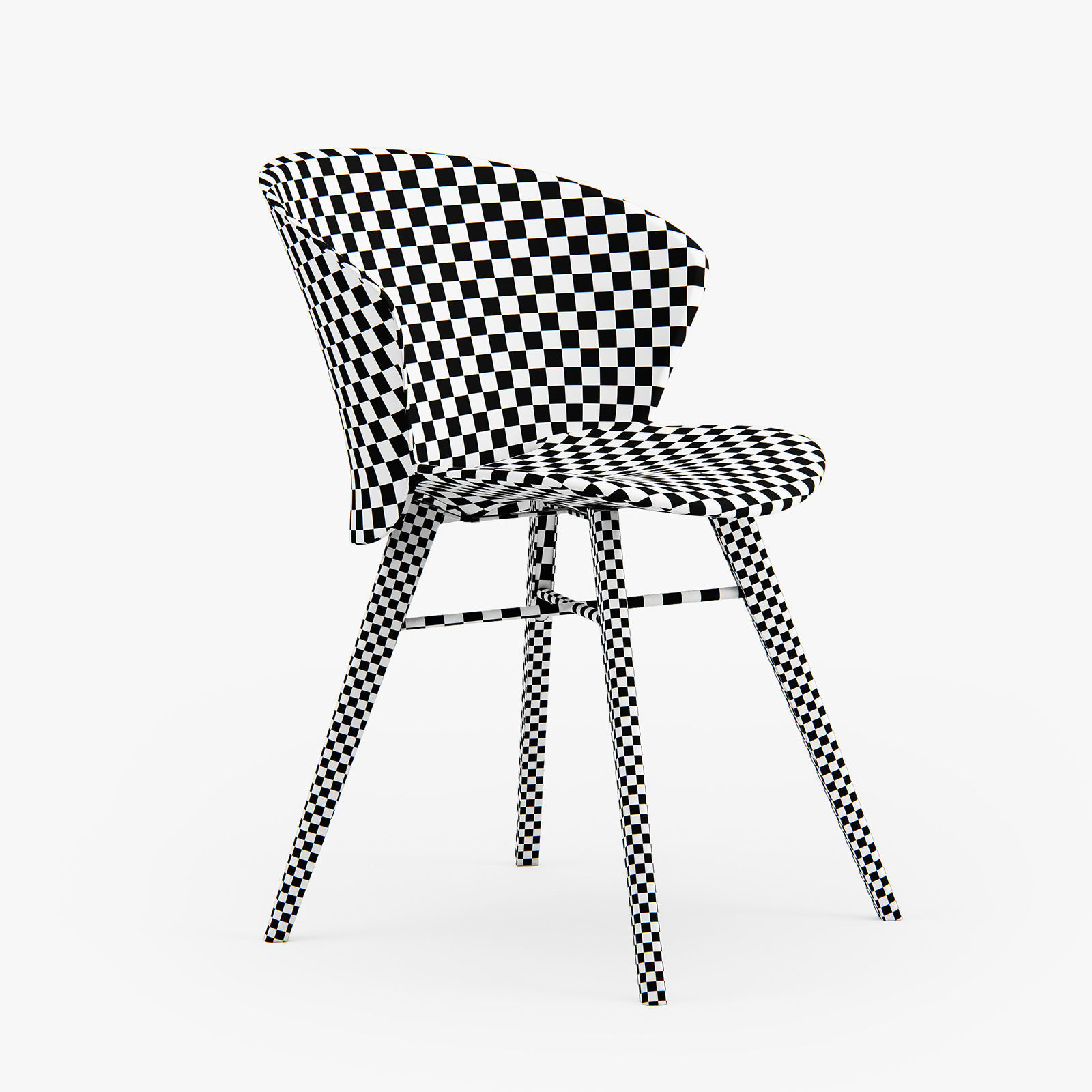 Calligaris Bahia wood chair 3D model CGTrader