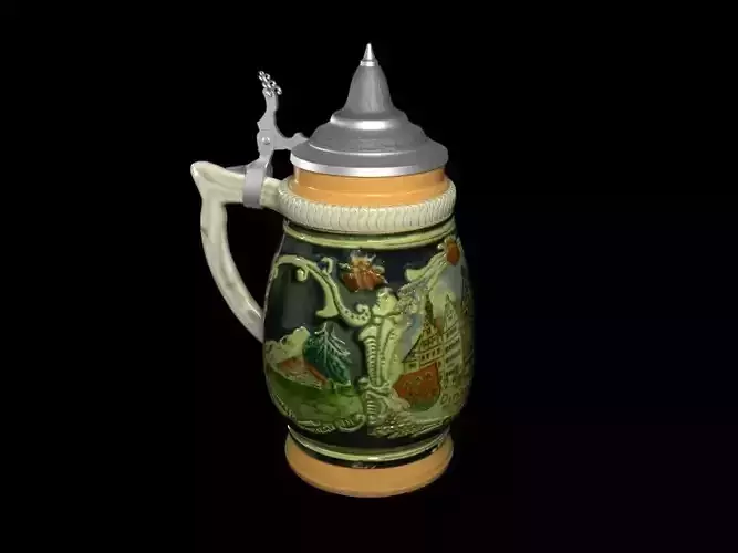 Bavarian beer mug