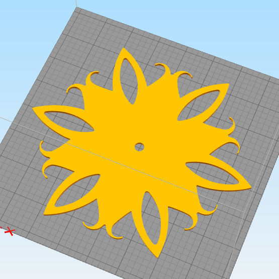 Decorative Wall Clock C4 3D print model_2