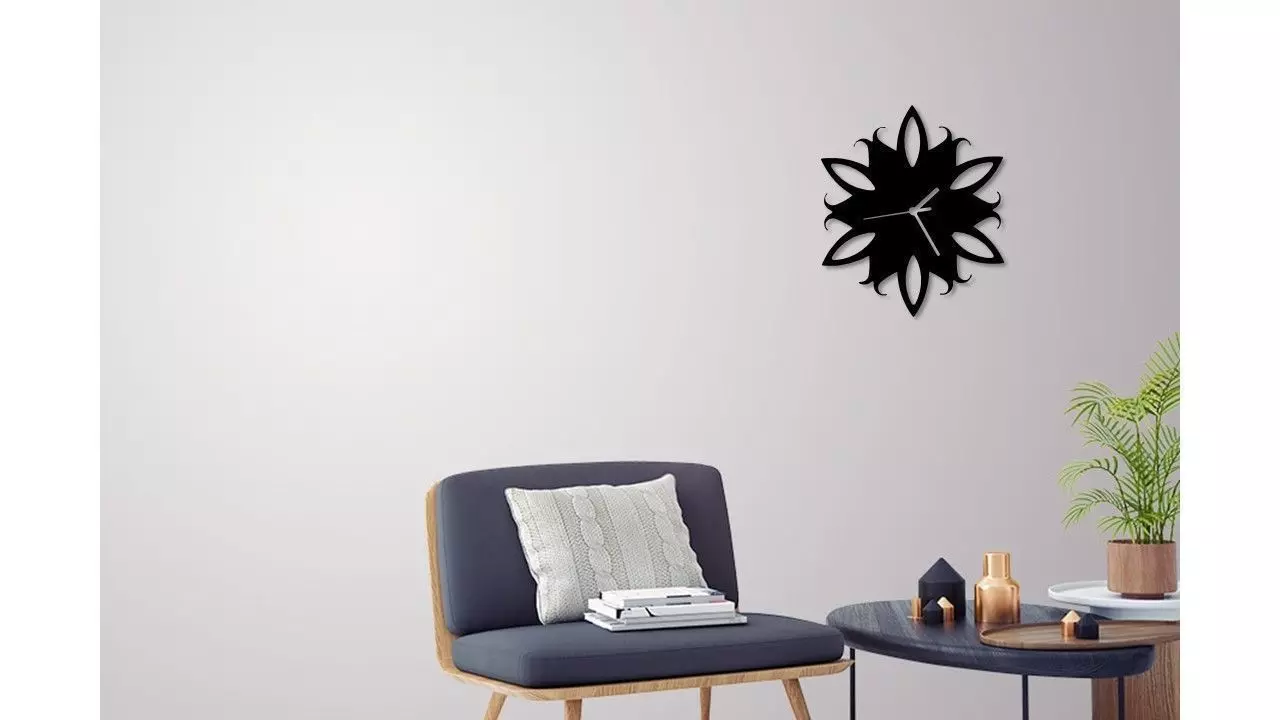 Decorative Wall Clock C4 3D print model_0