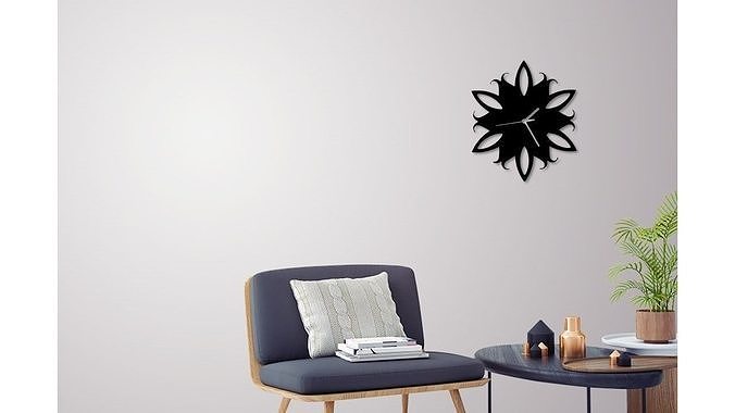 Decorative Wall Clock C4 3D print model