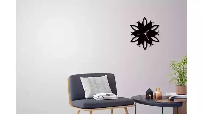 Decorative Wall Clock C4 3D print model