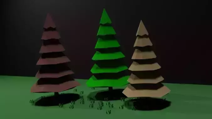 Spruce trees