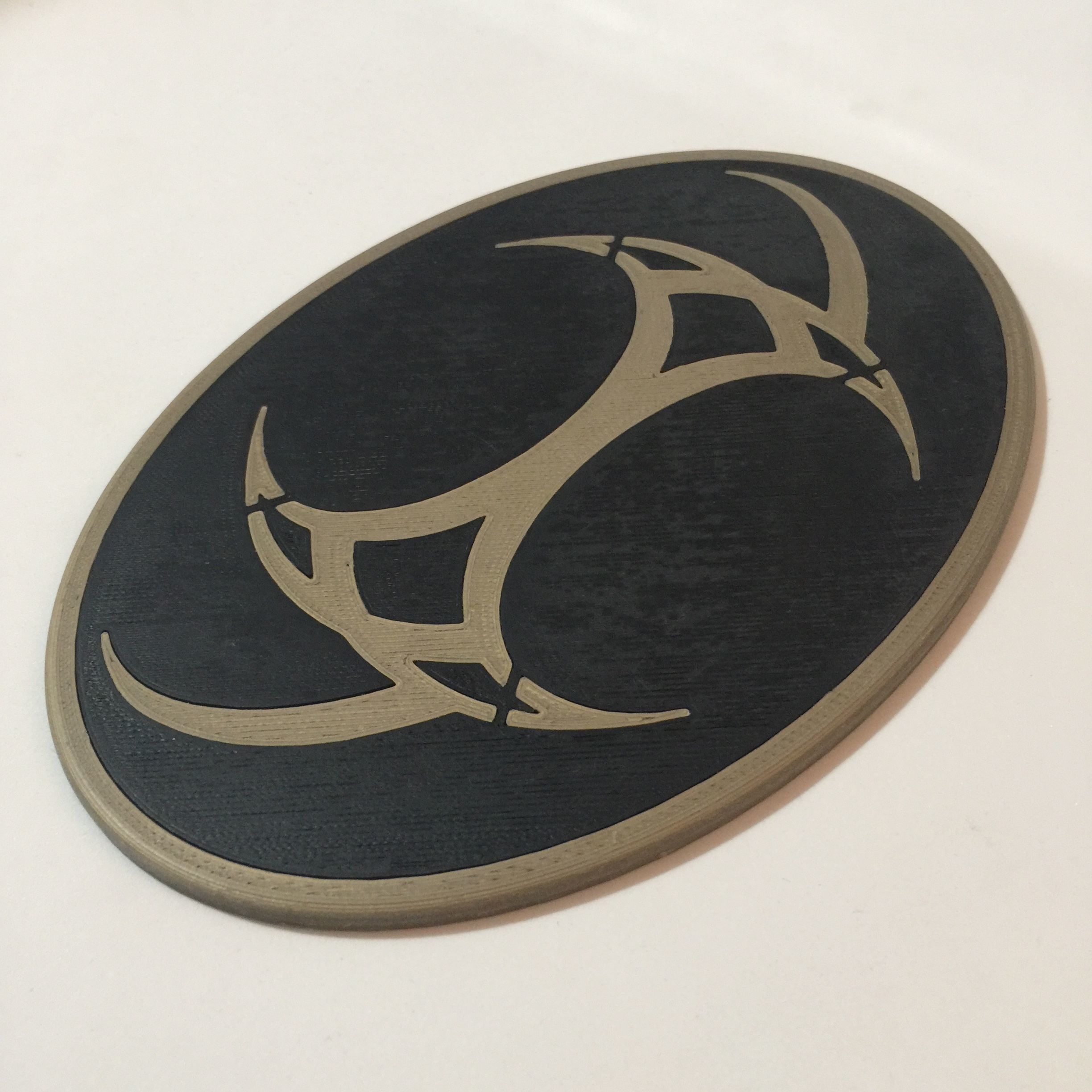 Stargate SG-1 Emblem of Baal Coaster 3D print model_4