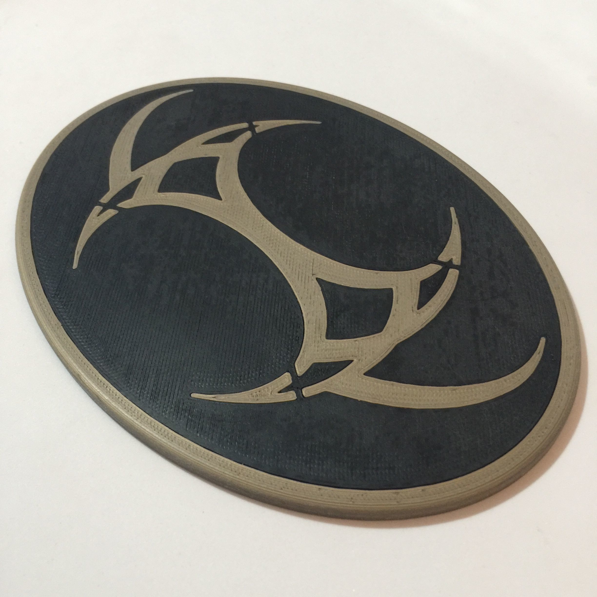 Stargate SG-1 Emblem of Baal Coaster 3D print model_1