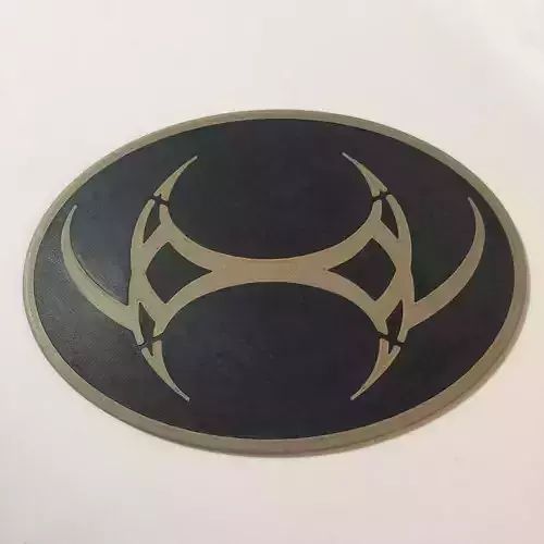 Stargate SG-1 Emblem of Baal Coaster 3D print model