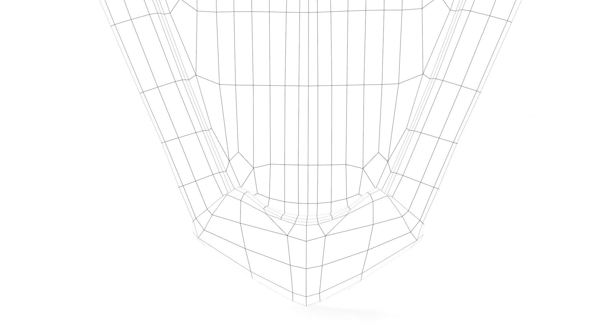 Ancient Shield Low-poly 3D model_34