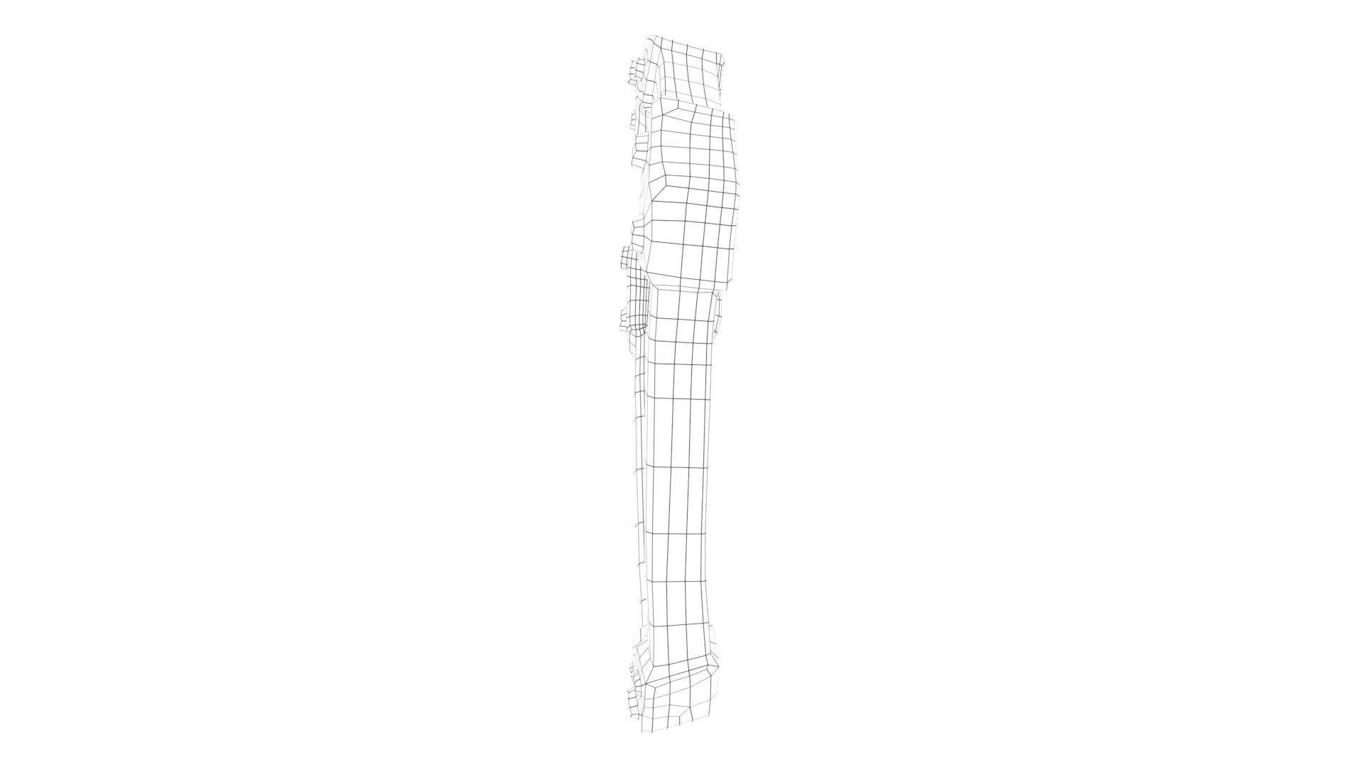 Ancient Shield Low-poly 3D model_20