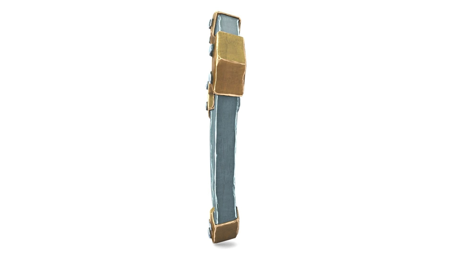 Ancient Shield Low-poly 3D model_19