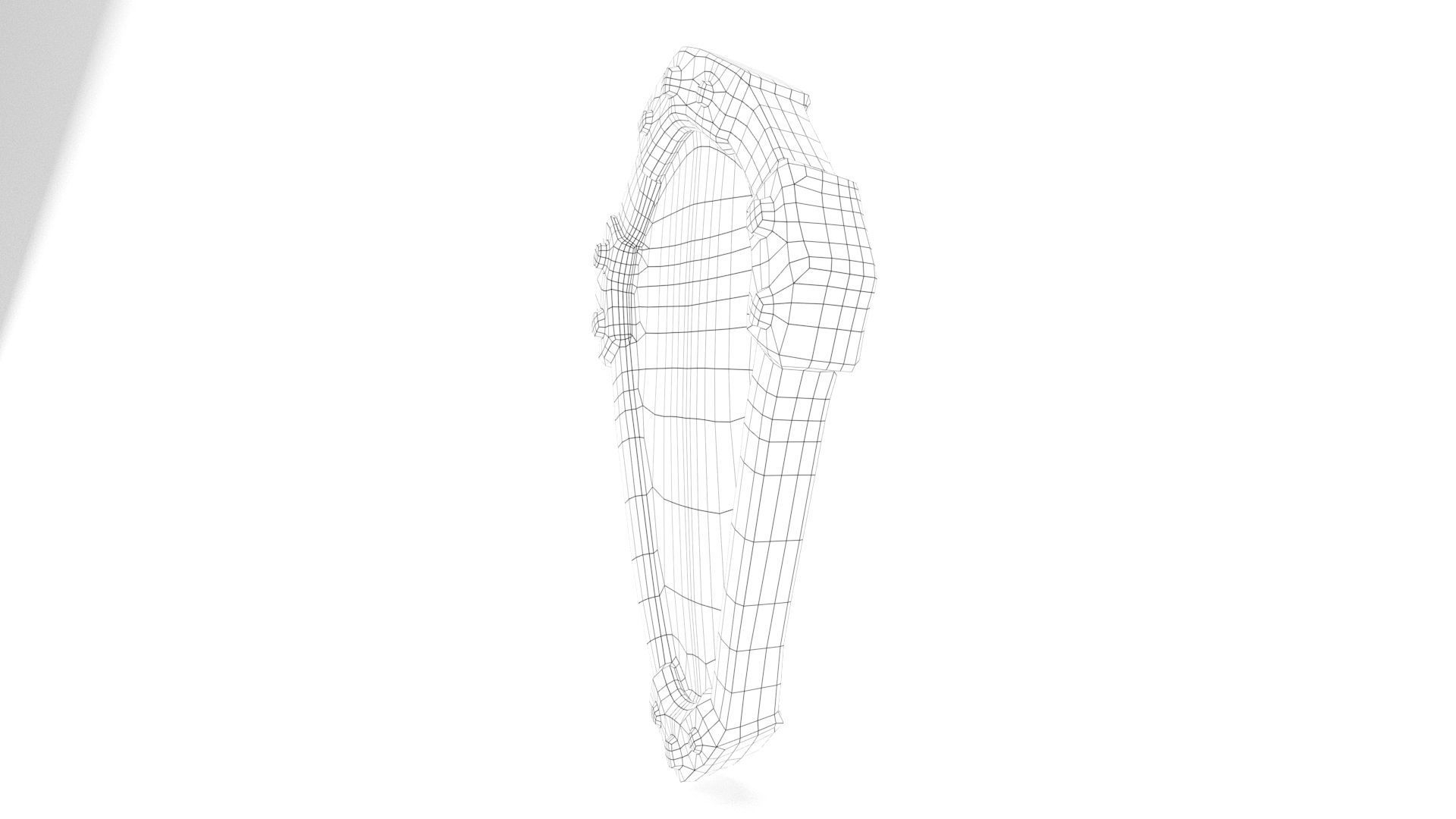 Ancient Shield Low-poly 3D model_48