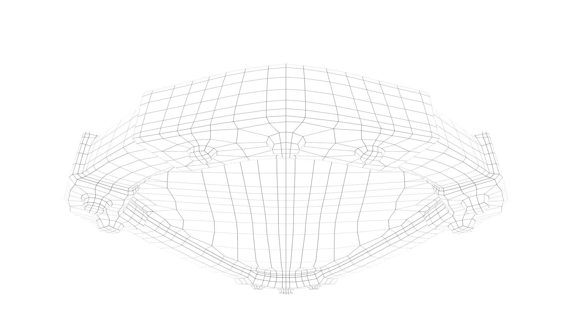 Ancient Shield Low-poly 3D model_44