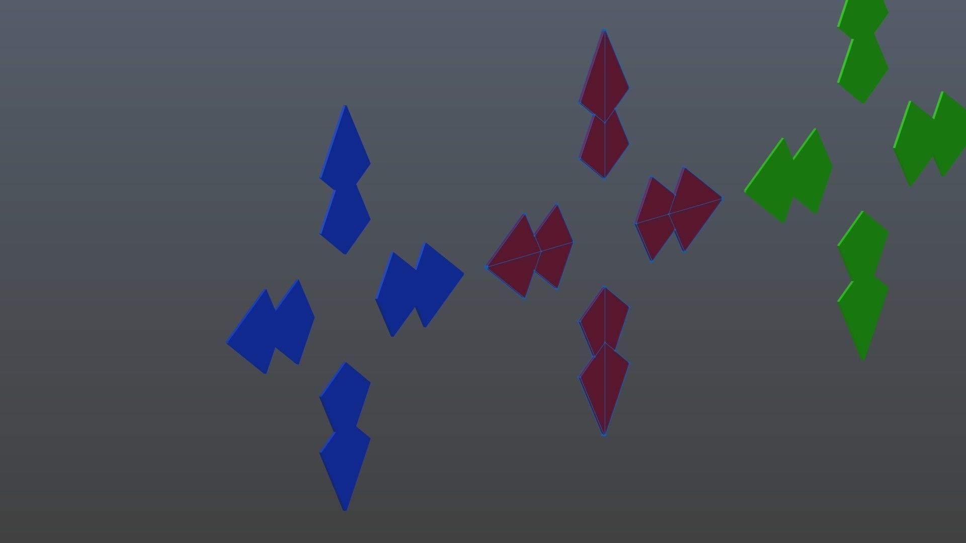 Low poly arrow 8 Low-poly 3D model_11