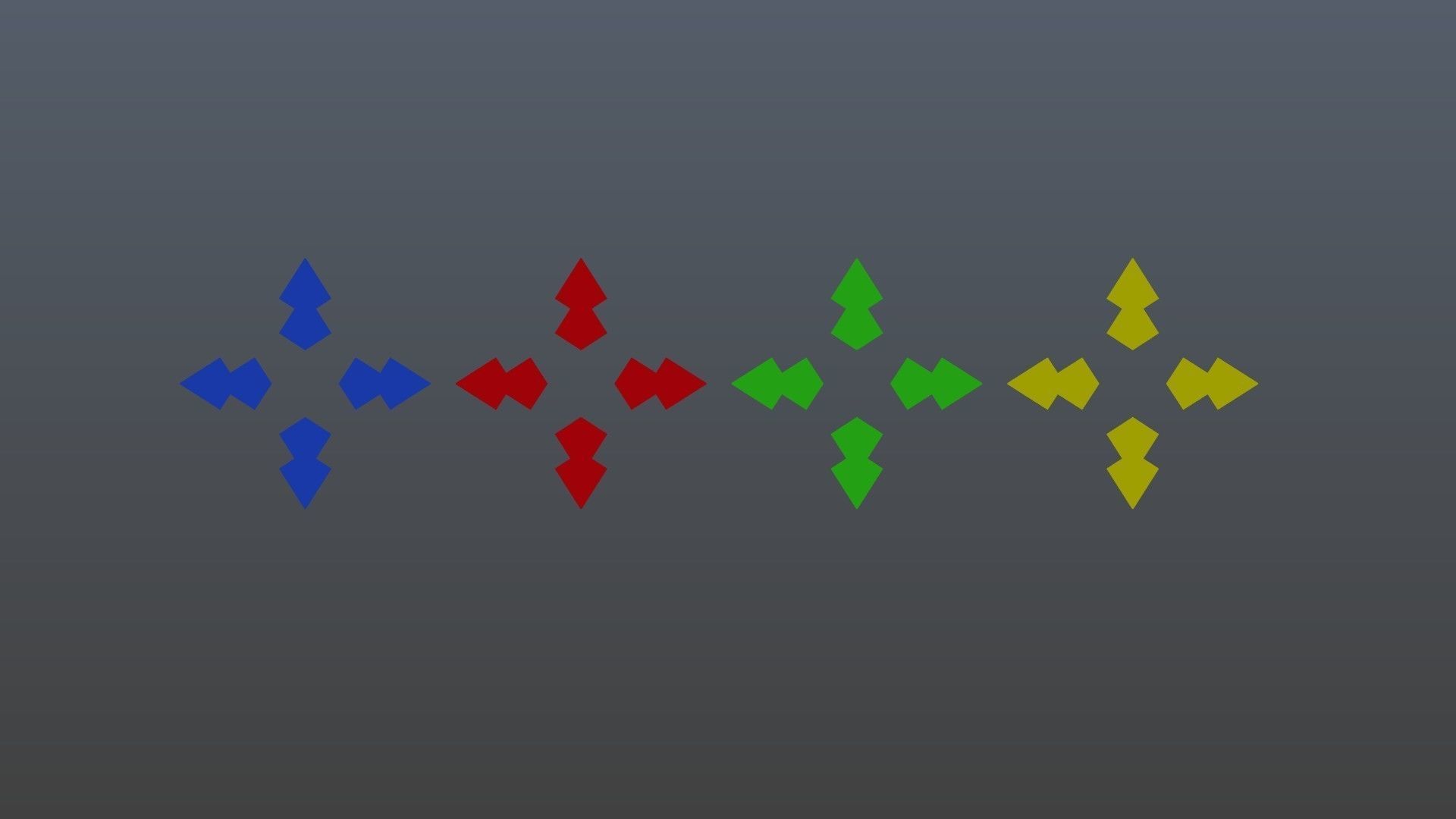 Low poly arrow 8 Low-poly 3D model_7